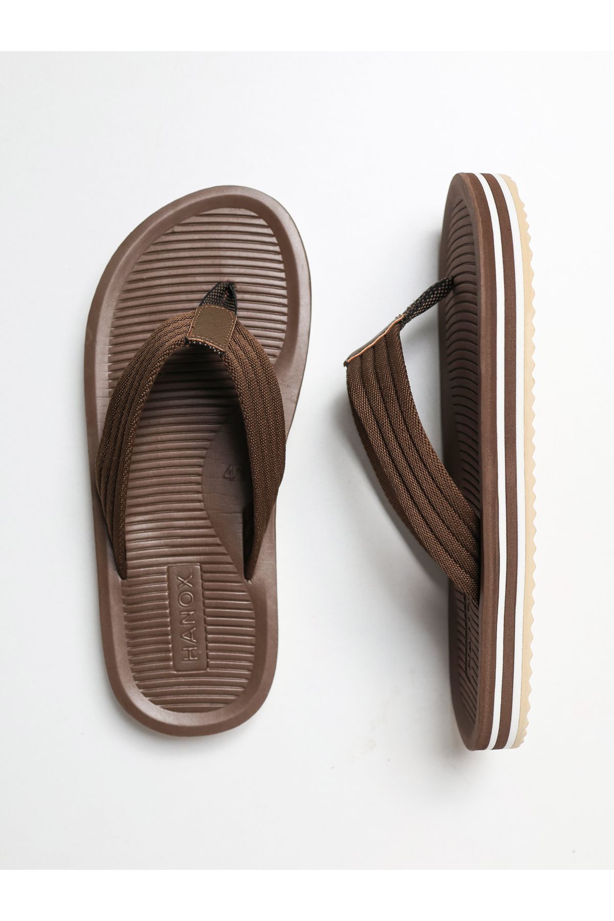 HANOX Hera Baskılı Eva Taban Erkek Parmak Arası Plaj Terlik Flip Flops (2.5) Cm