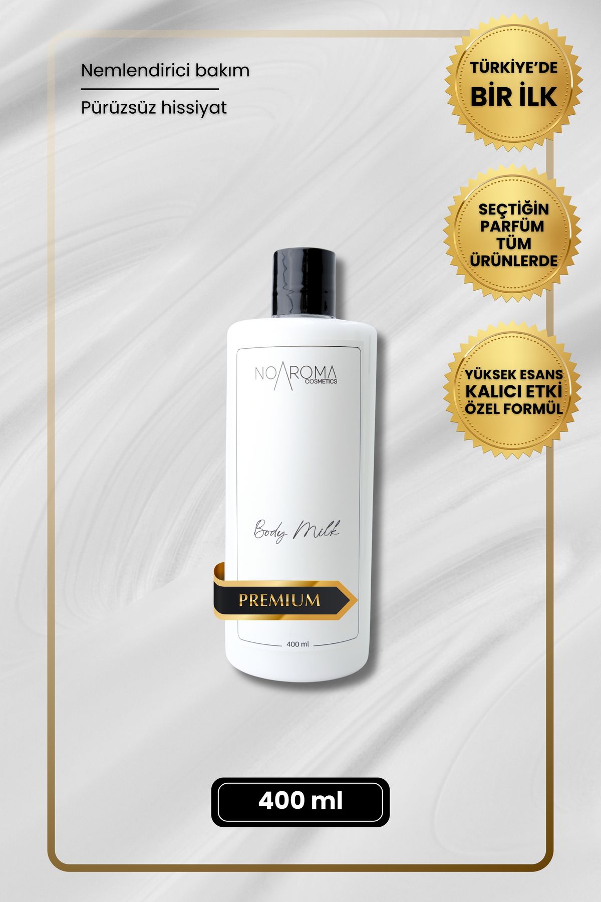 Noaroma AQUA CELESTIA UNISEX PARFÜM KOKULU 400 ML BODY MILK - NEMLENDİRİCİ VE BESLEYİCİ VÜCUT KREMİ