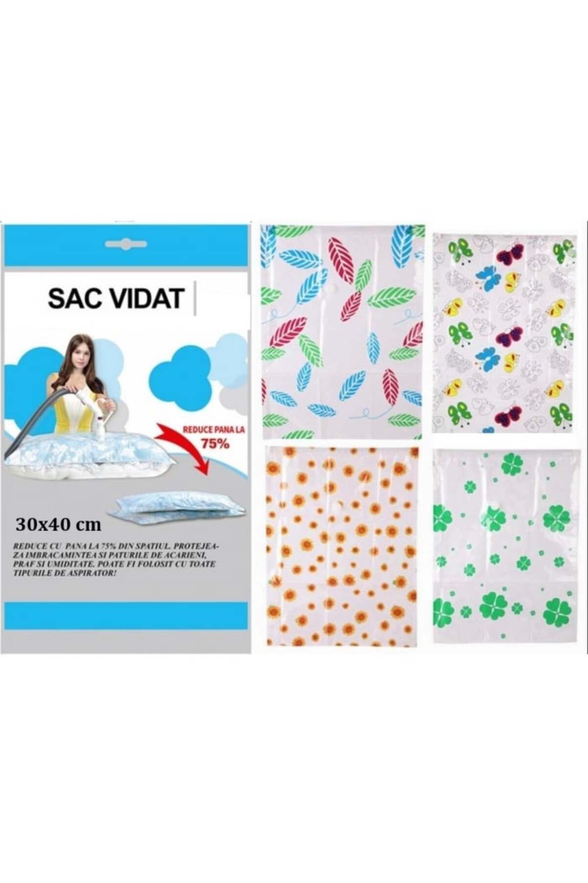 celhome Set 4 Saci De Vidat 30 X 40 Cm – Compatibili Cu Aspiratorul De Acasa - One Size