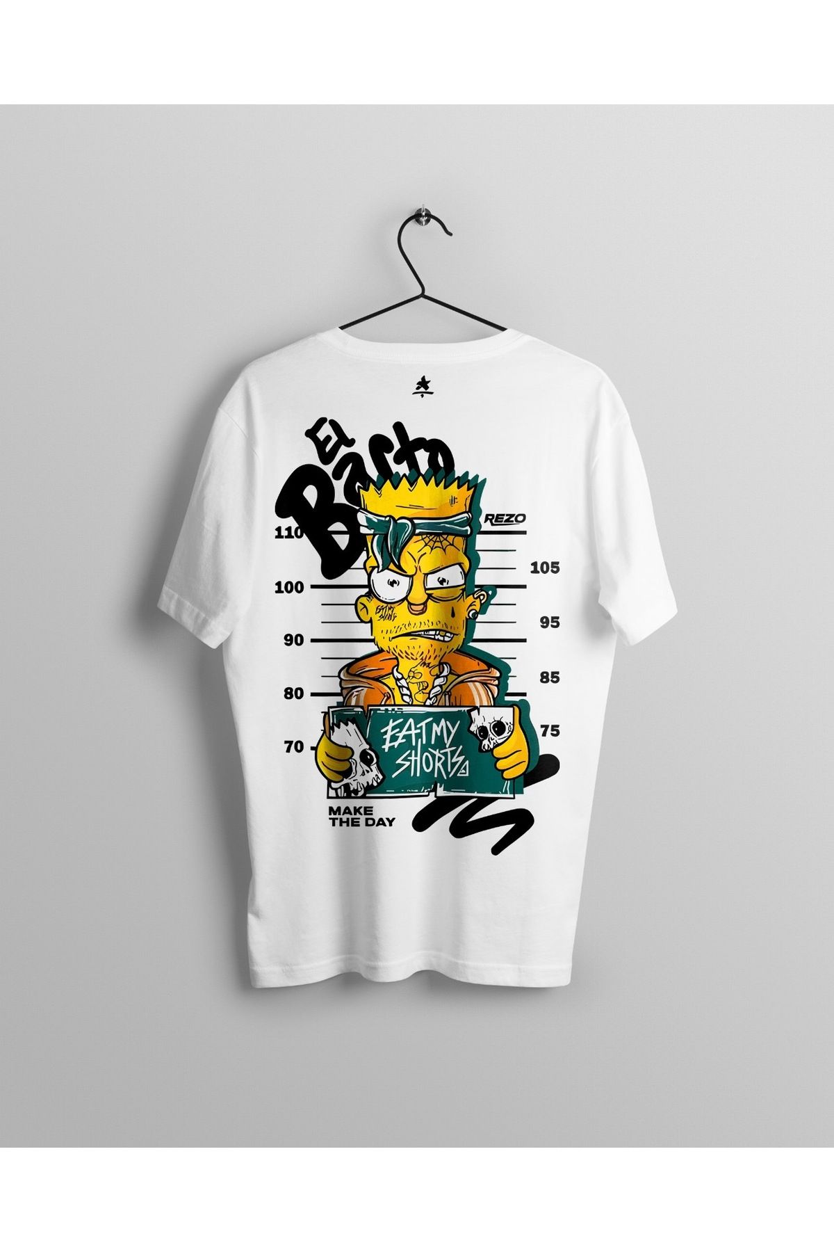 Ct Erkek Oversize Baskılı T-Shirt - Simpsons