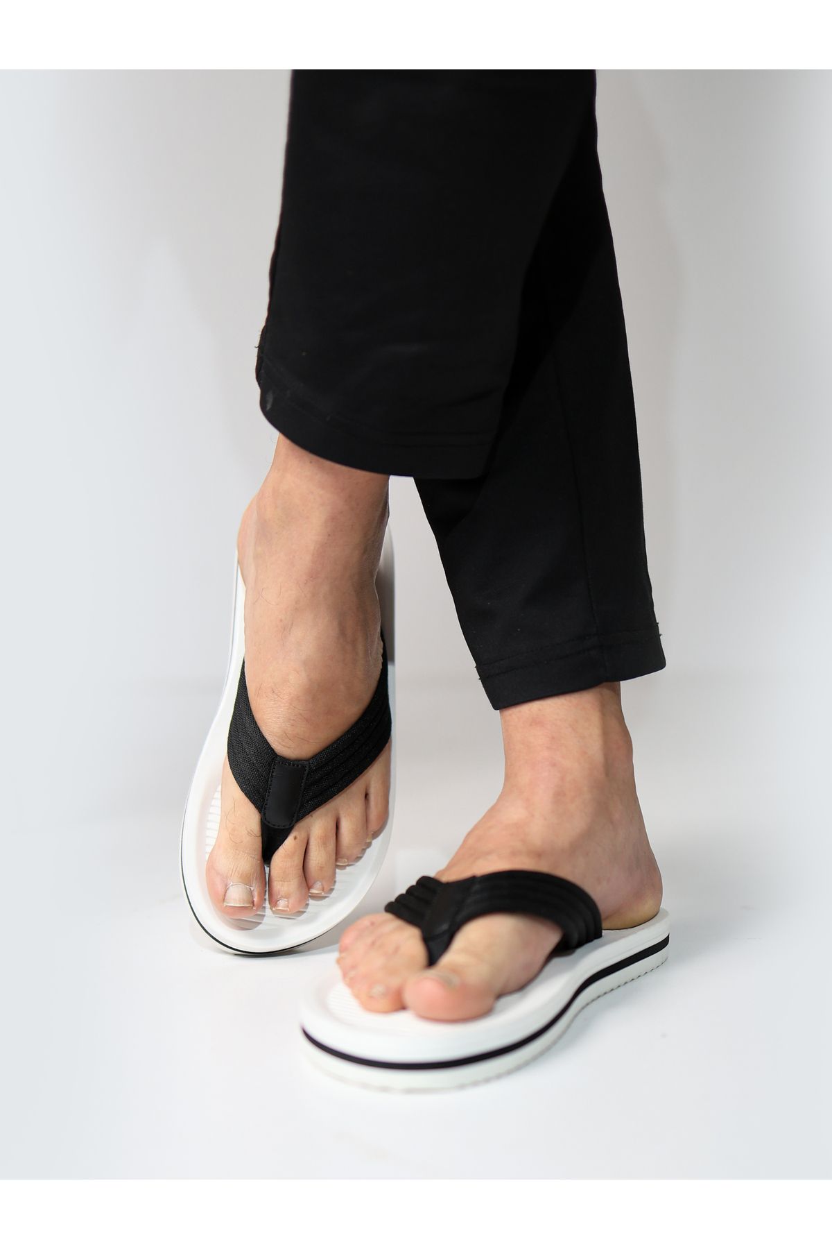 HANOX Hera Baskılı Eva Taban Erkek Parmak Arası Plaj Terlik Flip Flops (2.5) Cm