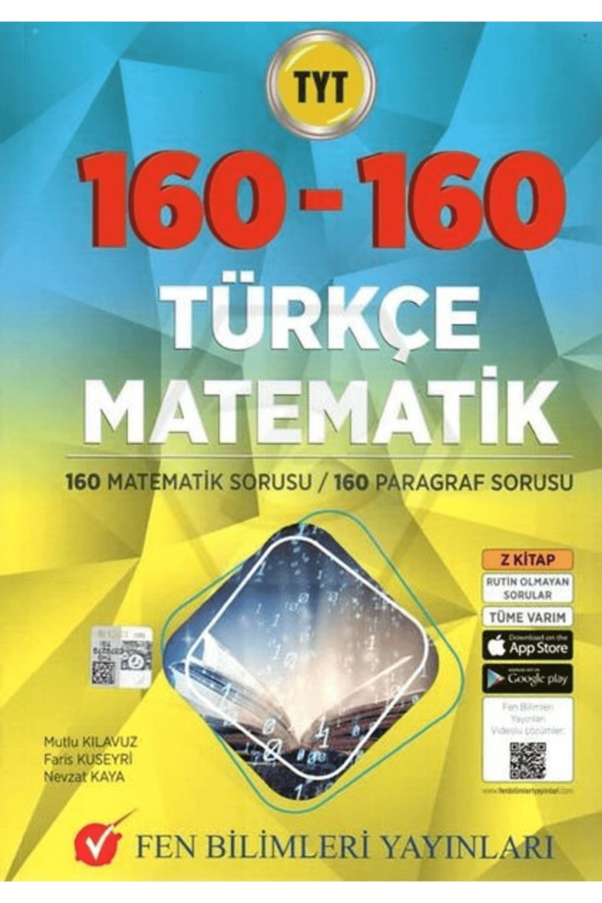 Fen Bilimleri Yayınları TYT 160 Matematik - 160 Türkçe Soru Bankası
