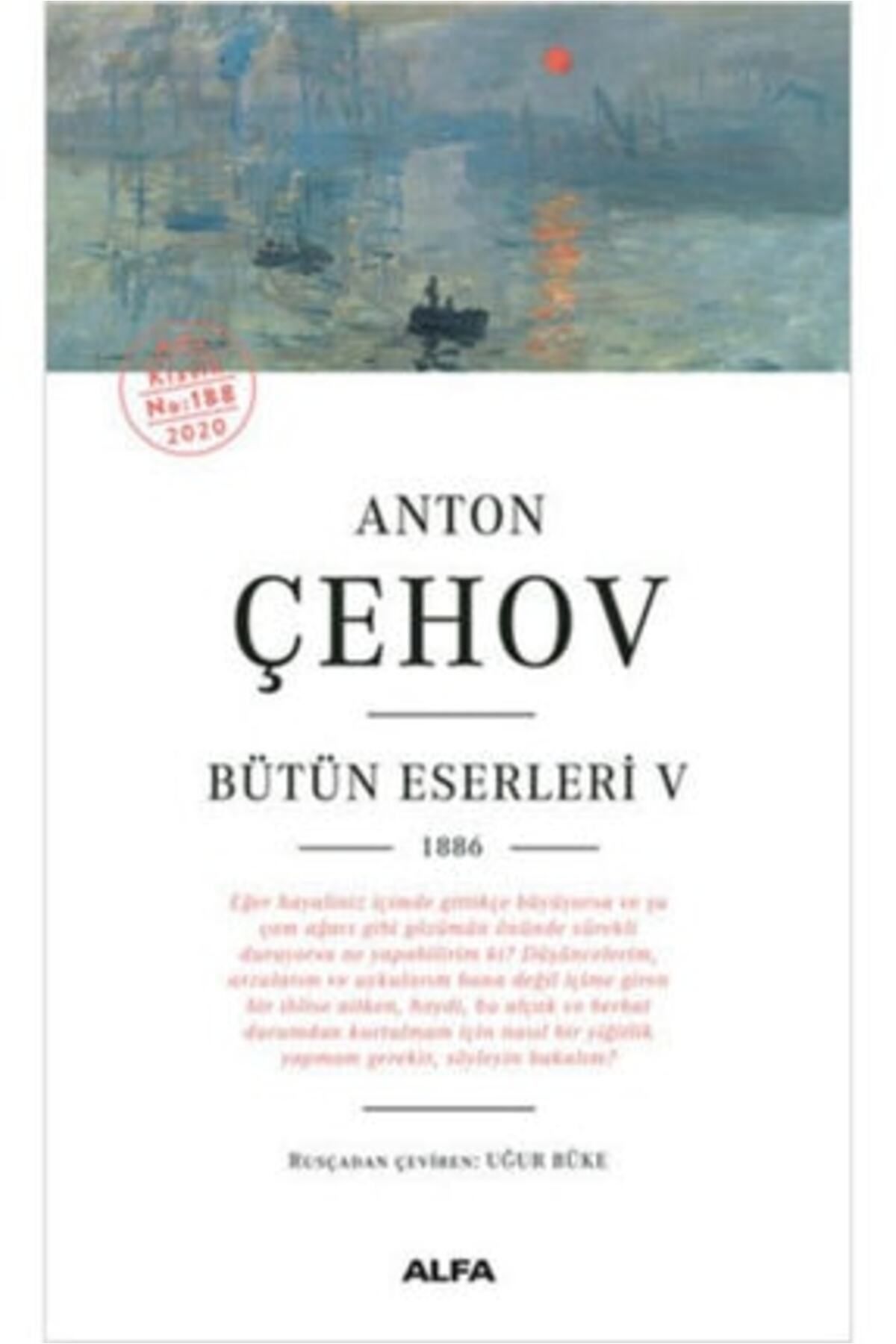 Alfa Yayınları Anton Çehov Bütün Eserleri 5 - Anton Pavloviç Çehov 9786254491610