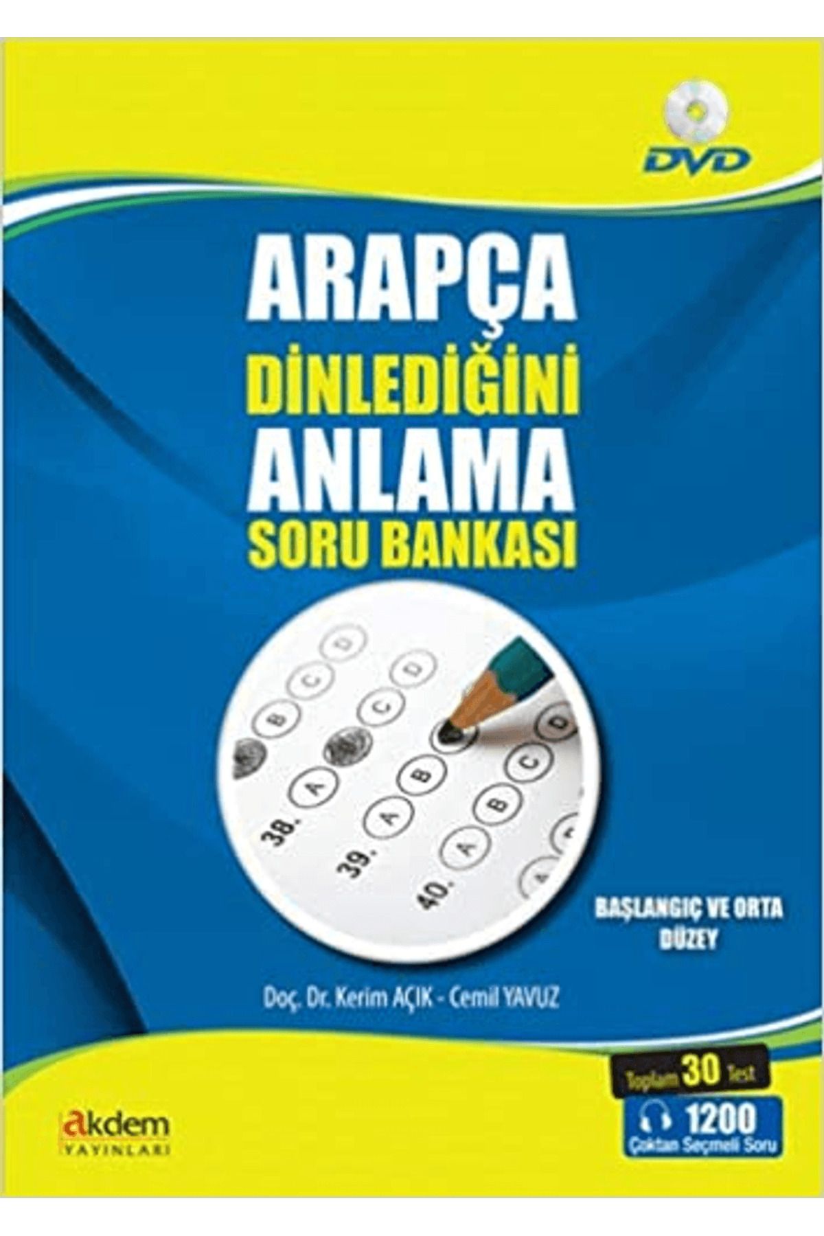 Akdem Yayınları Arapça Dinlediğini Anlama Soru Bankası