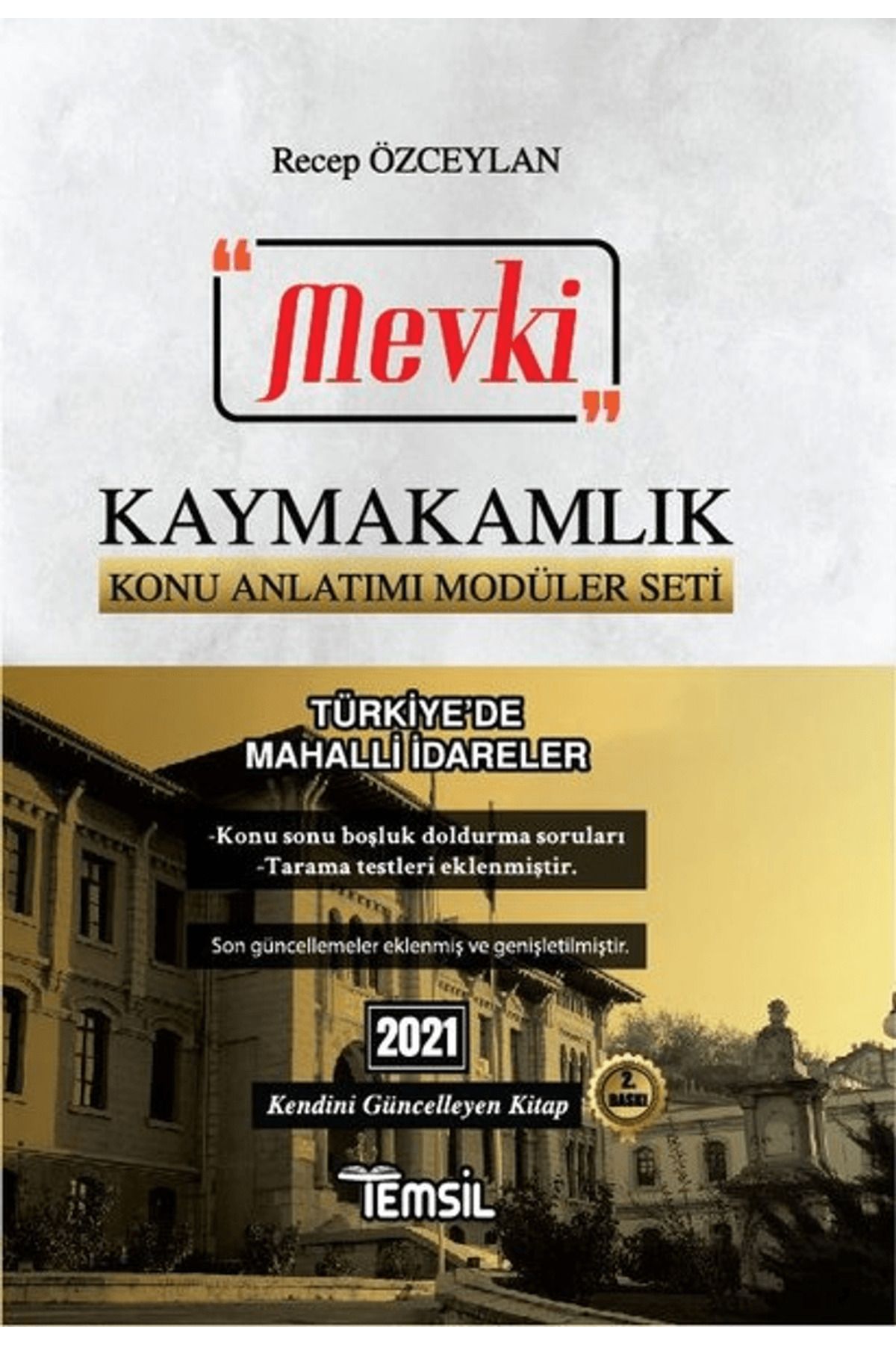 Temsil Kitap 2021 Mevki Kaymakamlık Konu Anlatımı Modüler Seti - Türkiye’de Mahalli İdareler