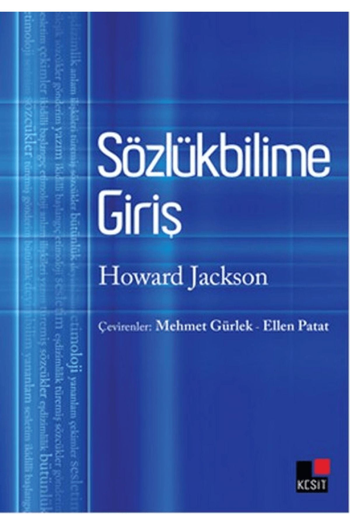 Kesit Yayınları Sözlükbilime Giriş