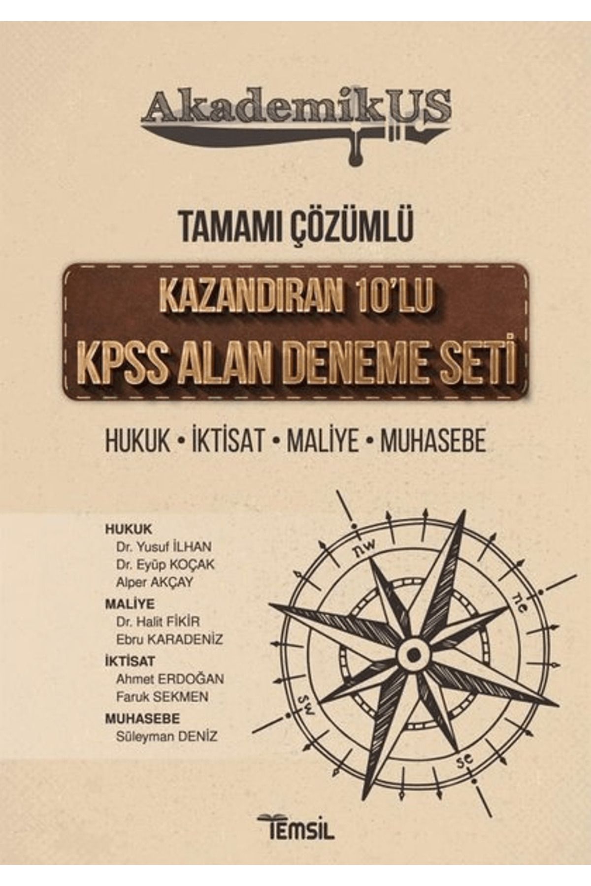 Temsil Kitap Akademikus KPSS Alan Deneme Seti