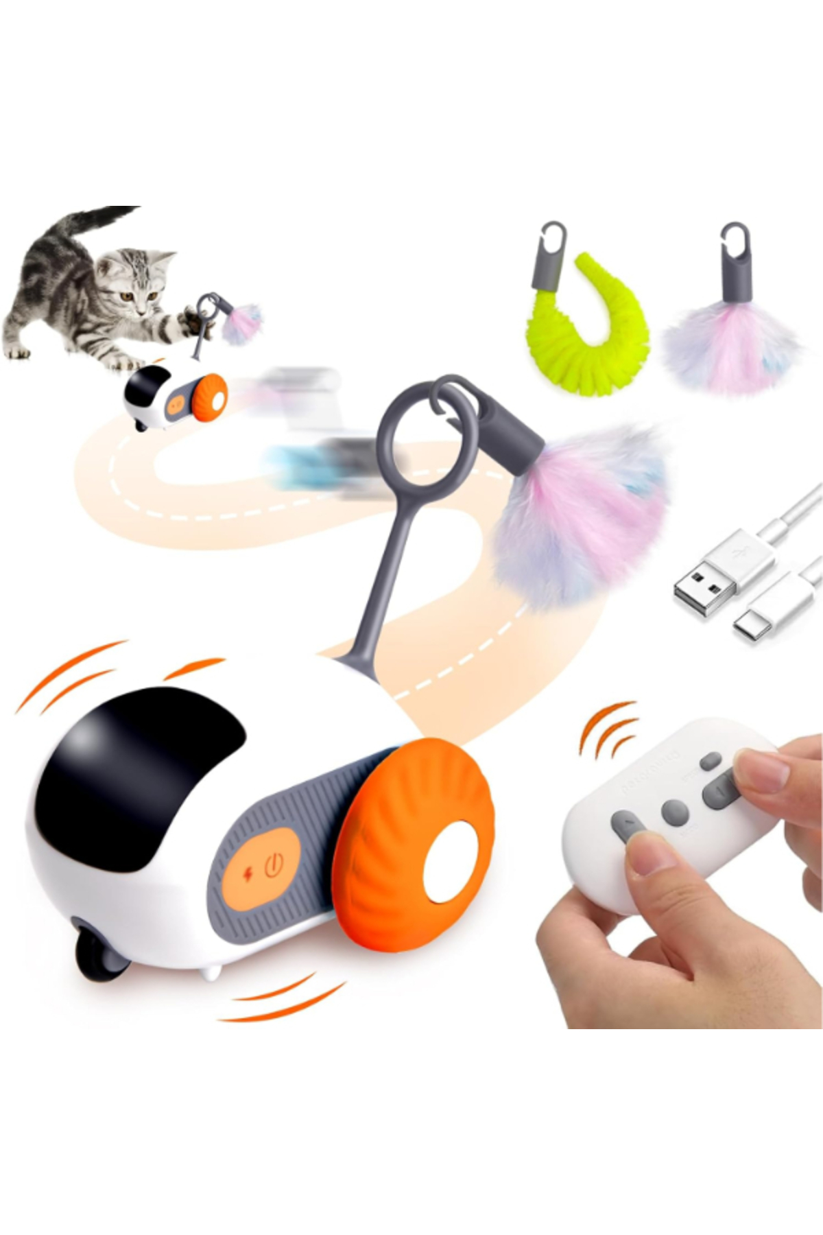 TTT Uzaktan Kumandalı Robot Kedi Oyuncağı fotoğrafı 3 (önizleme)