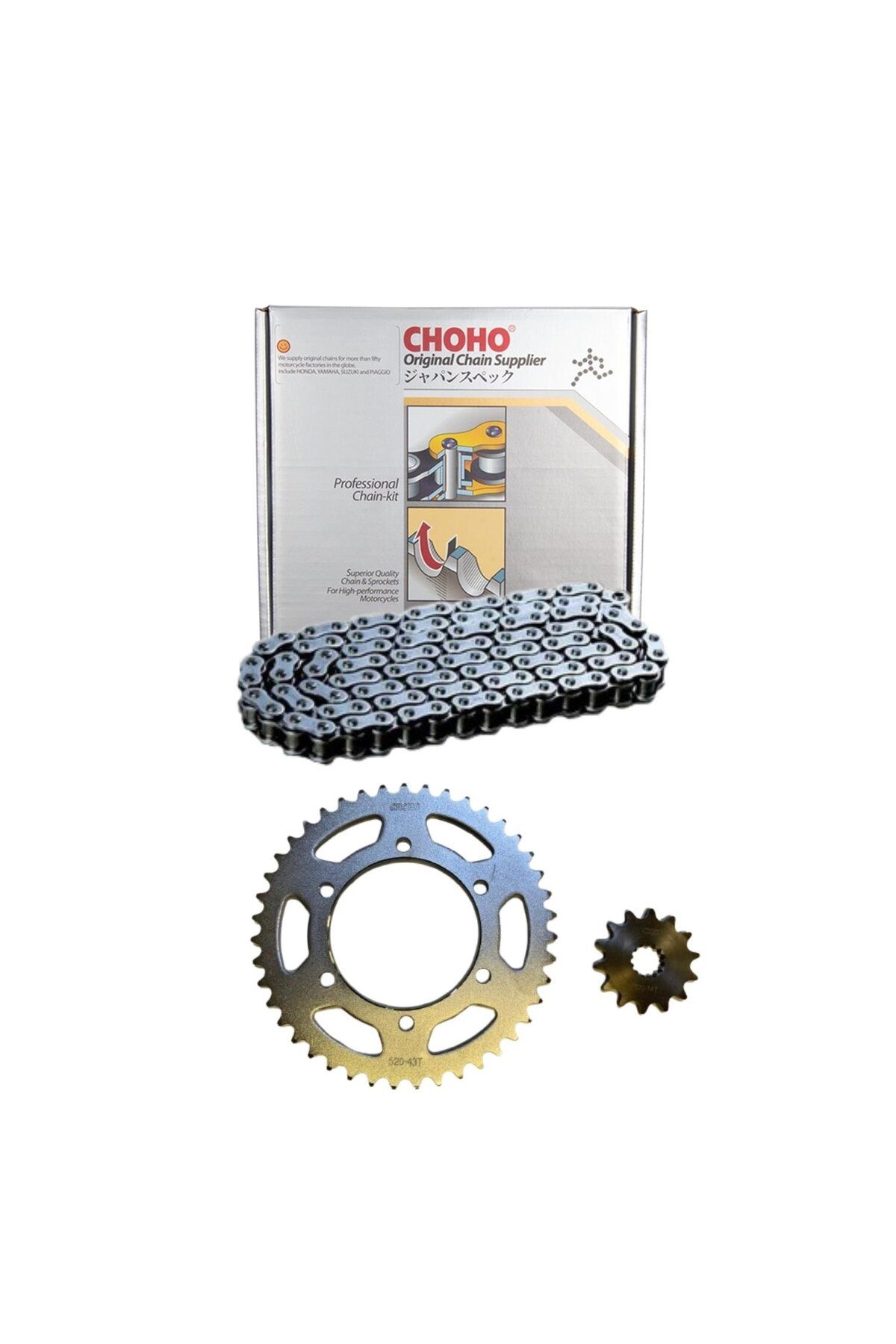 Yamaha Yzf R25 -Mt 25 Zincir Dişli Seti Choho Oringli Arka 43T Ön 14T 2014-25 Arasmoto