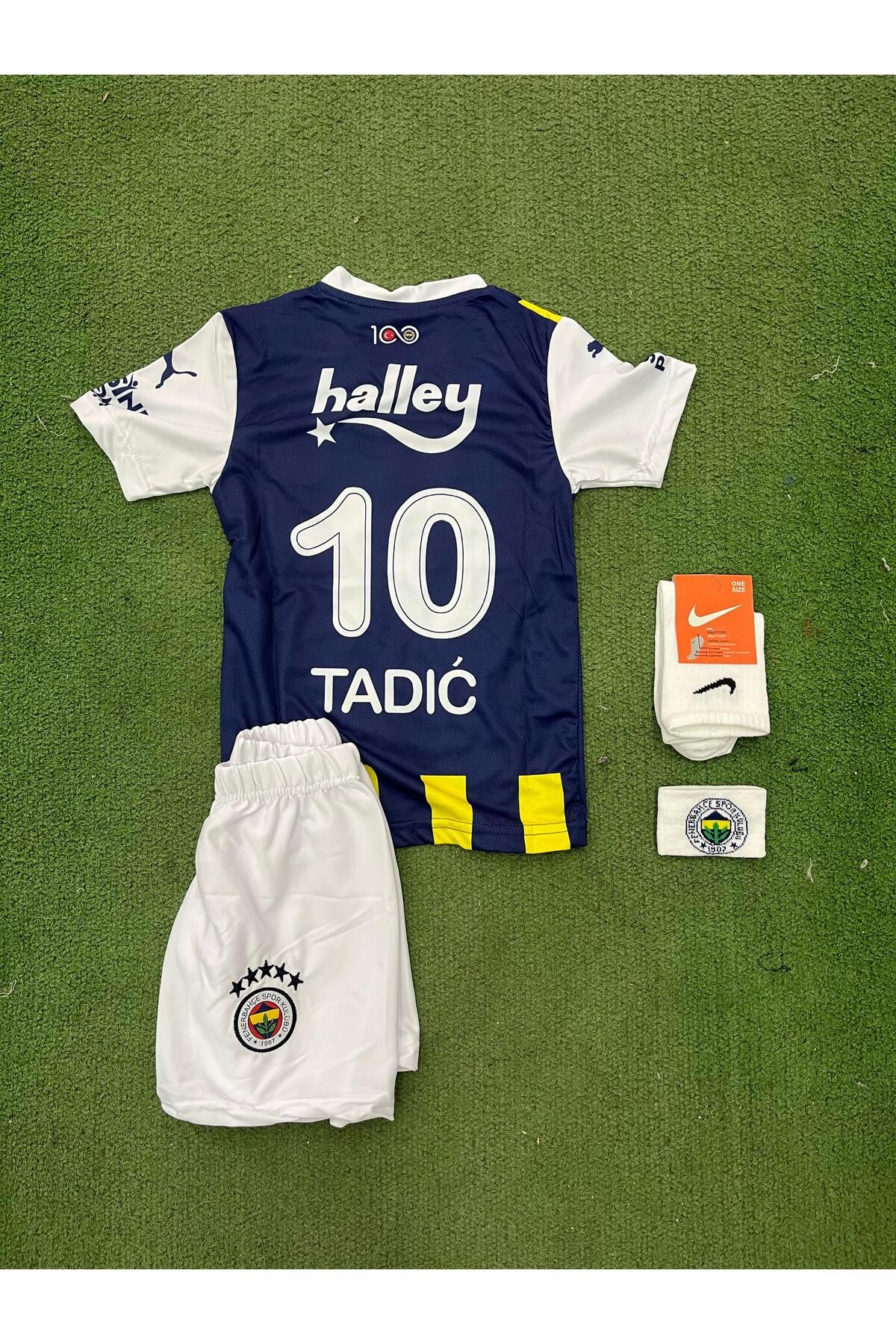 Nevruz 4'lü Set Fe.ner.bah'çe Sarı Lacivert İç Saha D.u.s.a.n. T.a.d.i.c. Bebe Forma Şort Bileklik Çorap