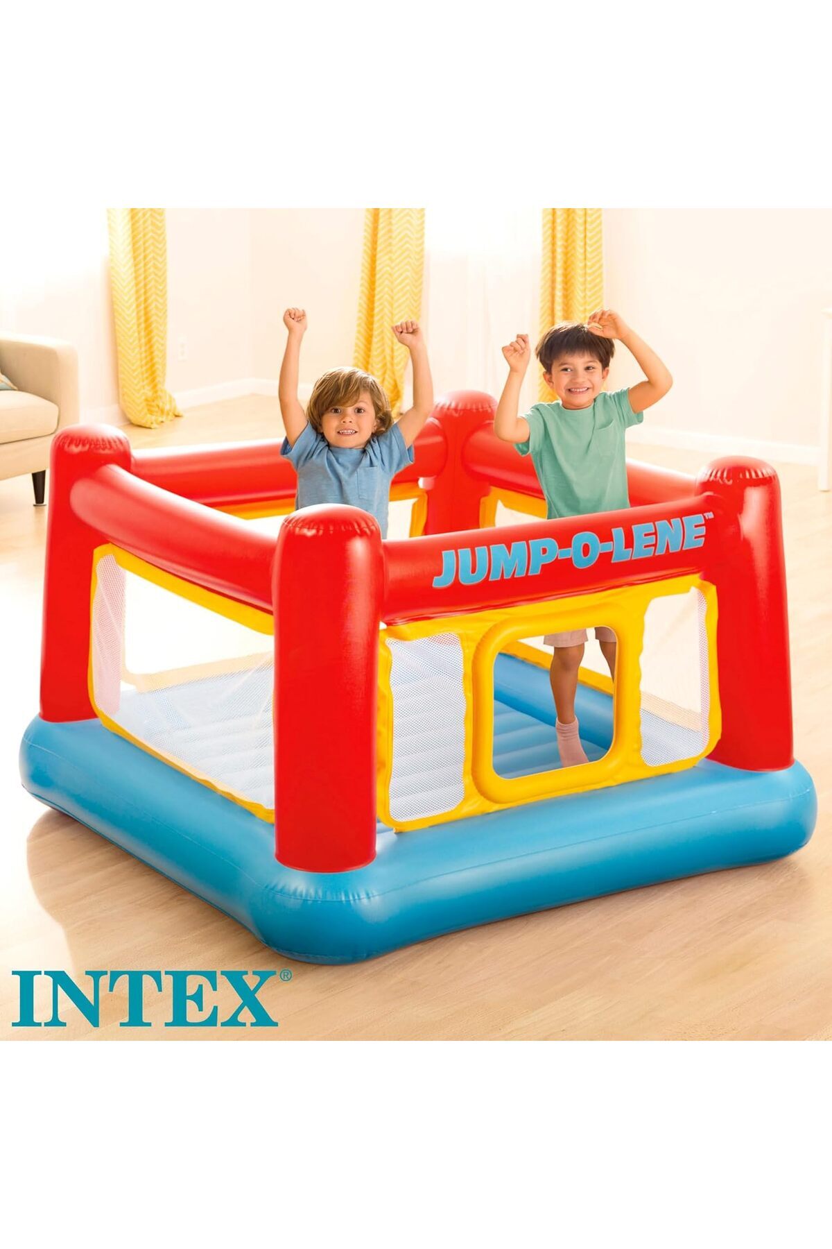 Intex-PlayHouse Jump O Lene, Multi Colour, Black 3