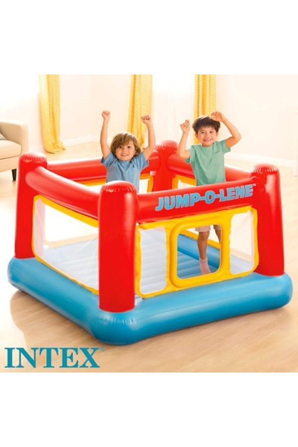 Intex-PlayHouse Jump O Lene, Multi Colour, Black 4