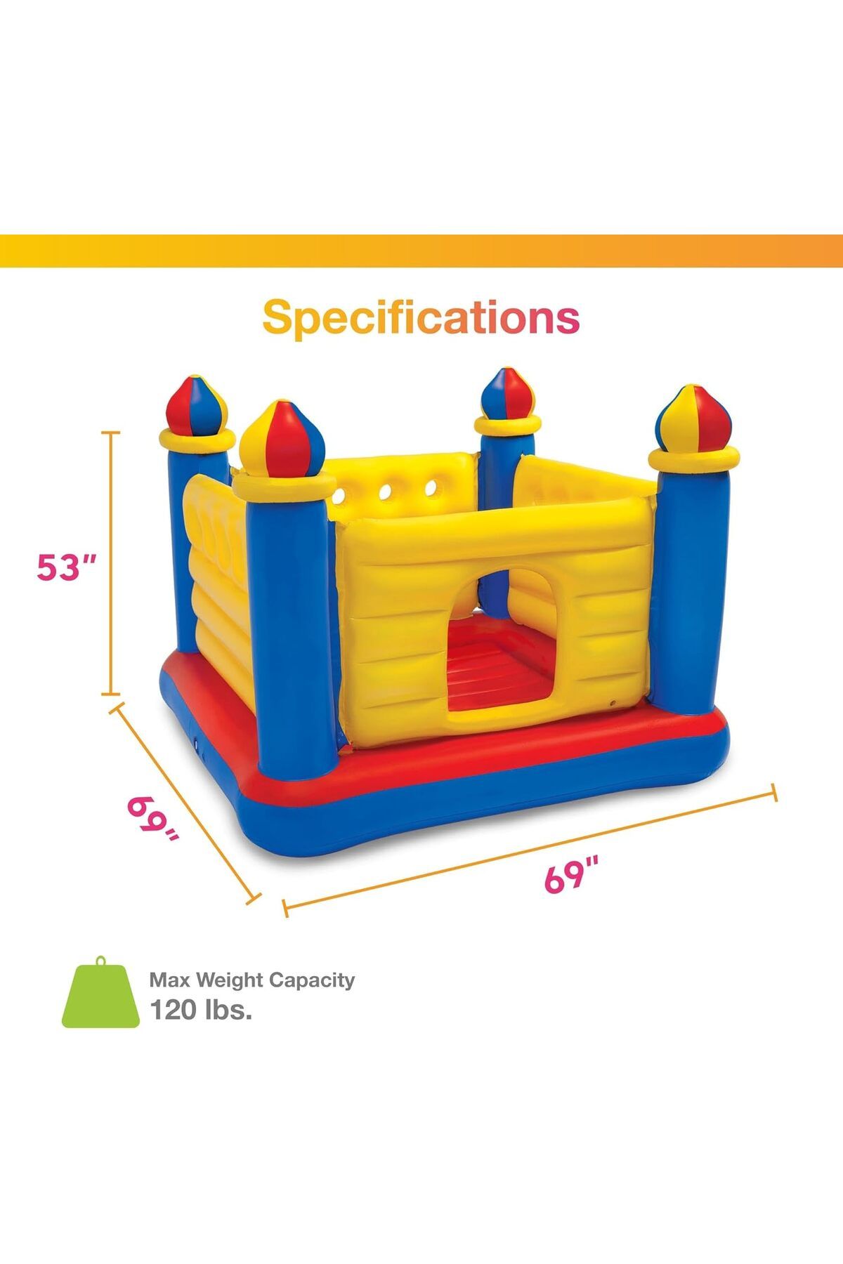 Intex-Jump-O-Lene Castle Inflatable Bouncer 3