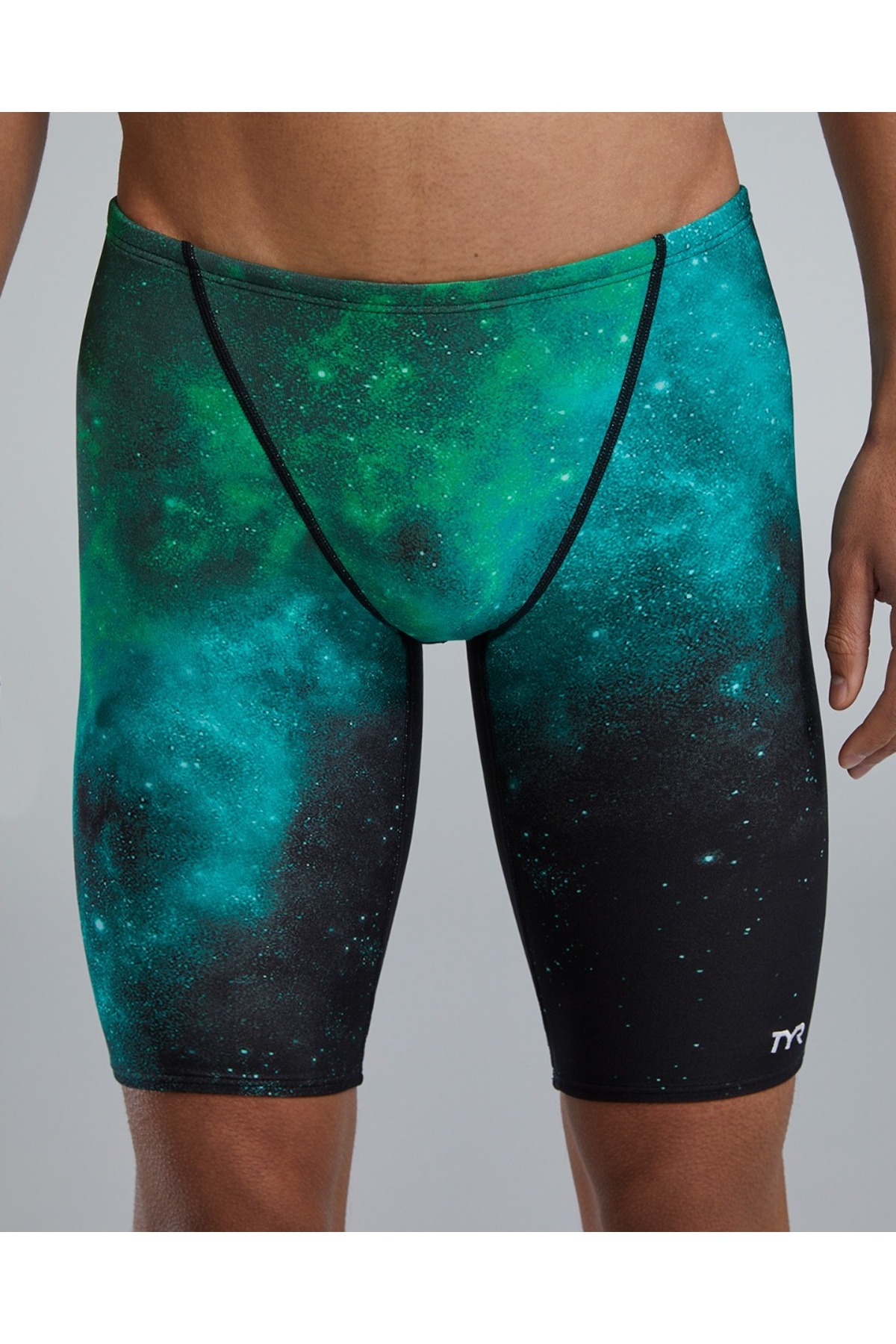 TYR-Durafast Elite. ®   Men's Swimsuit - Starborne (Green) 3