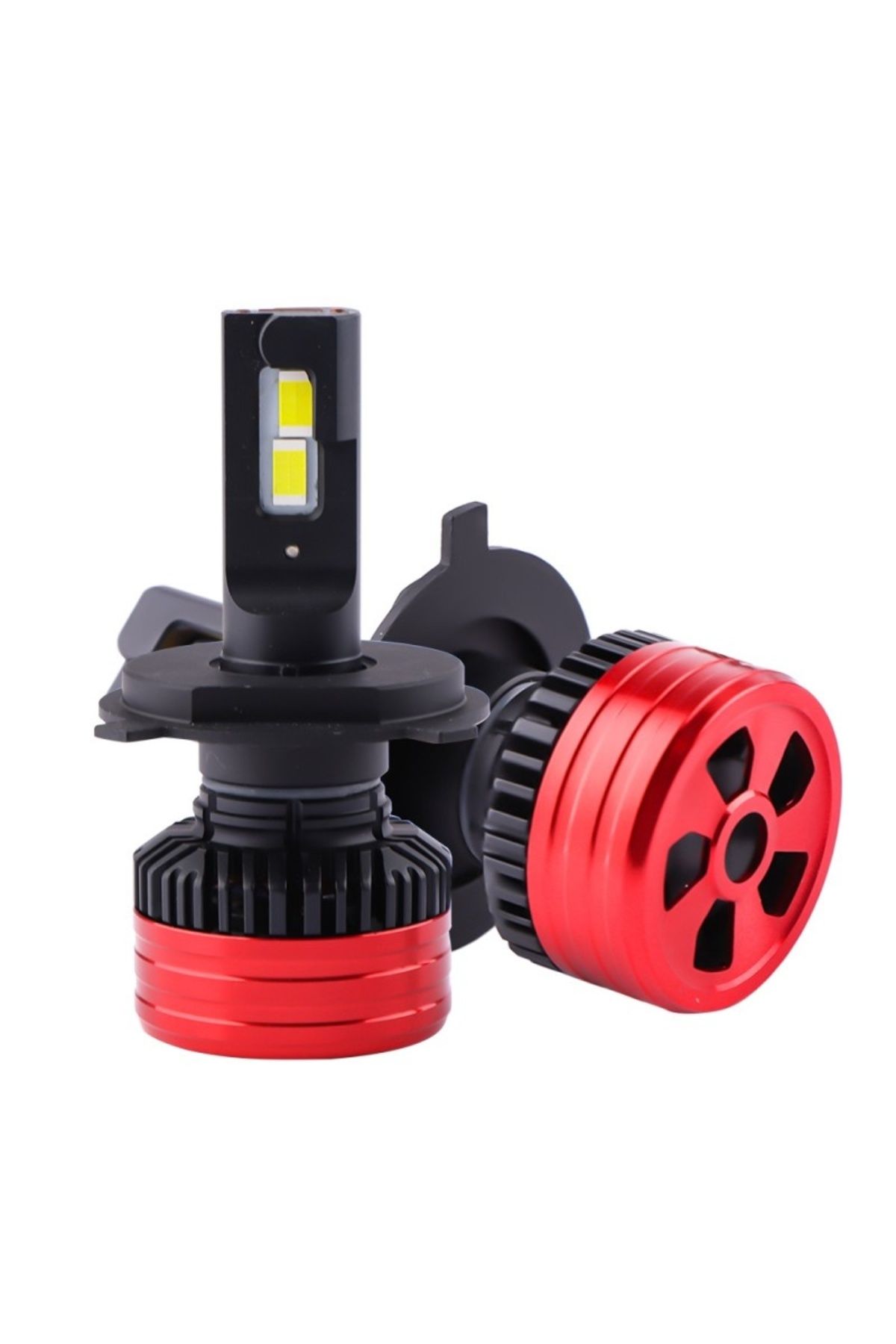 TECHSTAR-Set of 2 Techstar® P28 Auto LEDs, H4, 80w, 12500 Lumens, 6500K, AUTO, 12-24 Volts, CSP, Canbus, Copp 6
