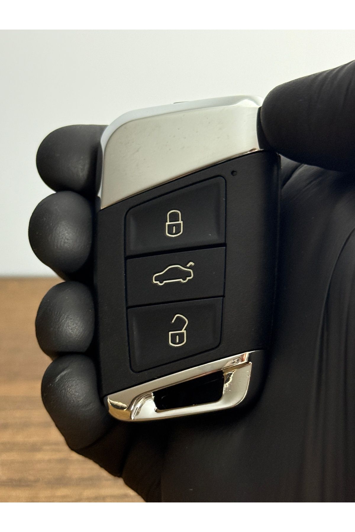 Luxe Aksesuarr Skoda Oktavia SuperB Volkswagen passat Seat Smart 3 Düğmeli Anahtar Kumanda Kabı