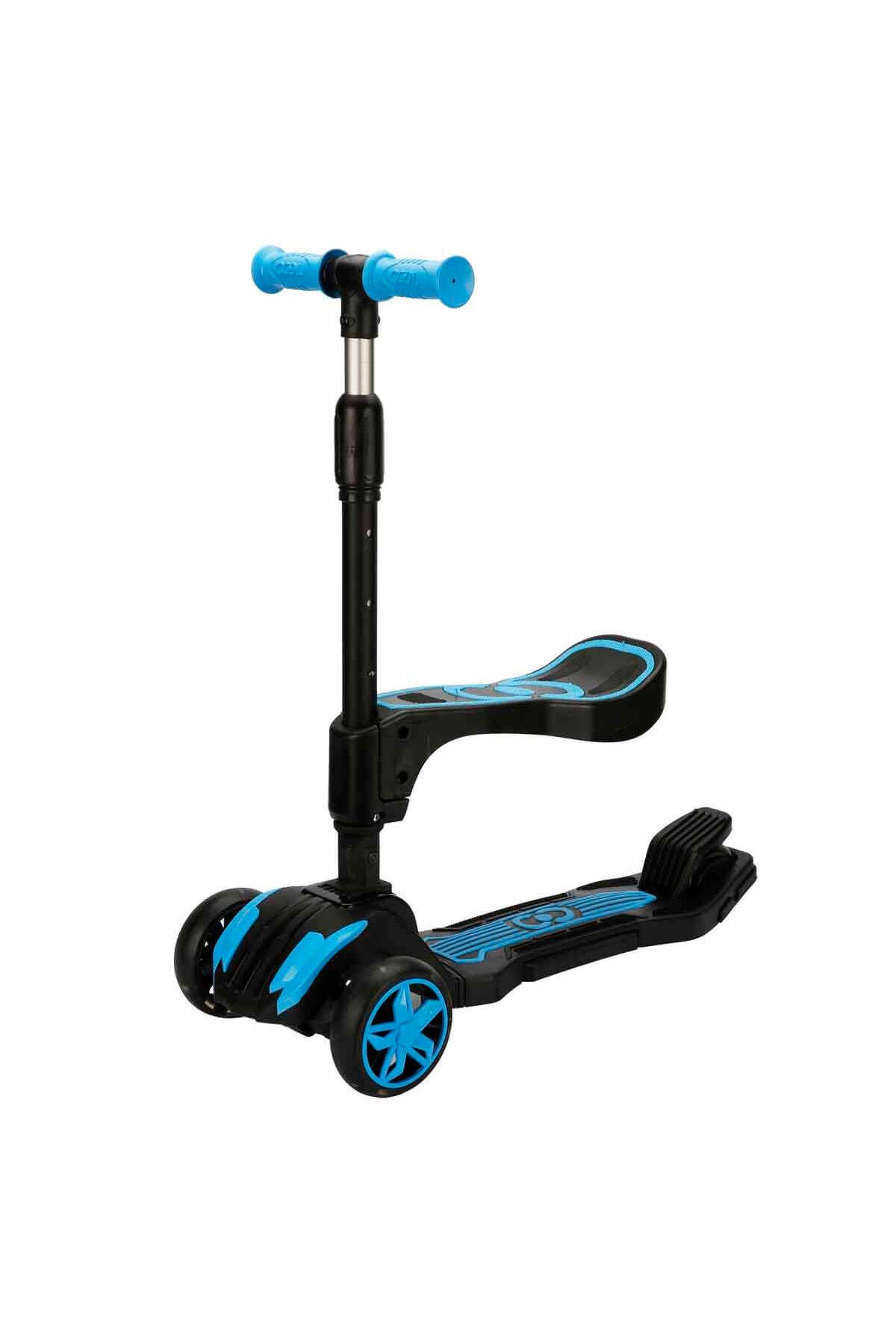 Scooter Oturaklı Scooter Işıklı 3 Tekerlekli Combo Scooter 3+ Yaş