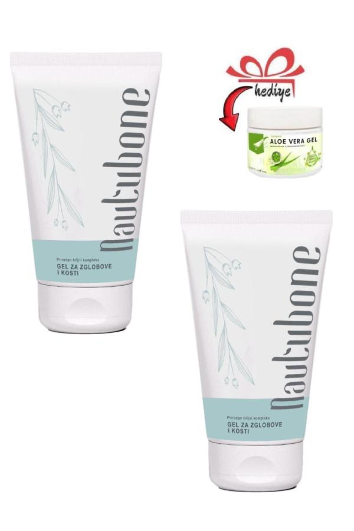 Kişisel ECZA Nautubone Eklemlere Fıtık Bel Kas Sızılarına Masaj Bakım Kremi 50 ml x 2 ad+Alo Vera Nemlendirici