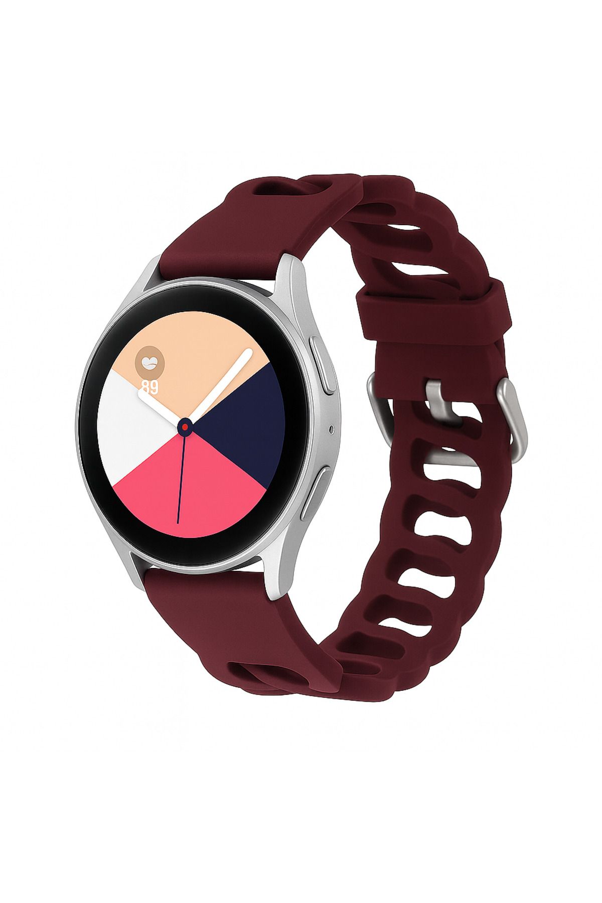 Nextron Samsung Galaxy Watch 4/5/6/7/FE/40/44/Classic/42/43/46/47 Uyumlu Kordon 20mm Yumuşak Silikon Kordon