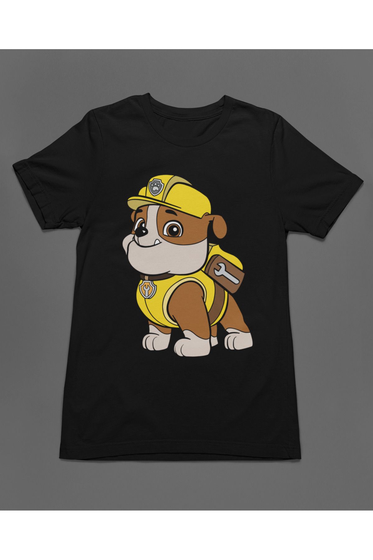 Bumeta Güçlü Patiler Rubble Paw Patrol Unisex Tişört T-Shirt