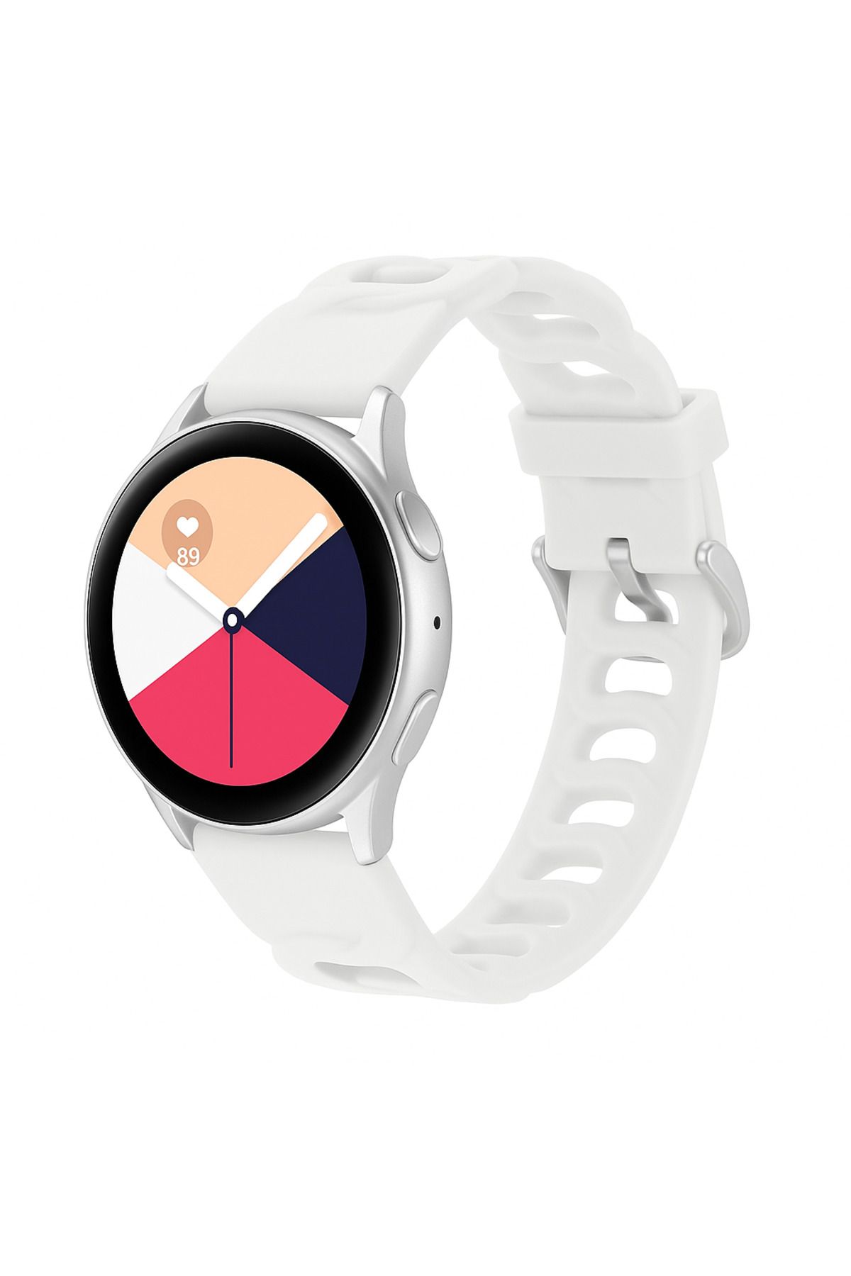 Nextron Samsung Galaxy Watch 4/5/6/7/FE/40/44/Classic/42/43/46/47 Uyumlu Kordon 20mm Yumuşak Silikon Kordon