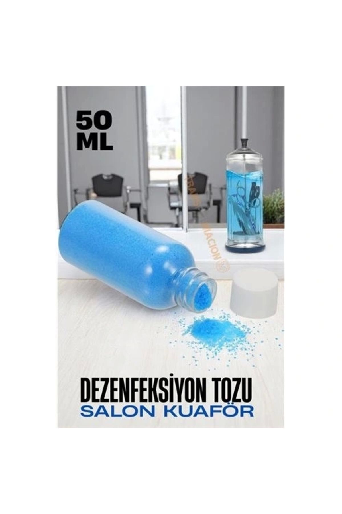 shopwave Salon Kuafö Dezenfeksiyon Tozu - Manikü Pedikü Bebe Saç Taak Kesme Makas Dezenfektanı Pofesyonel Sal
