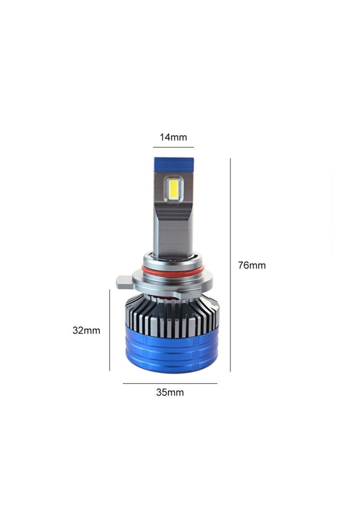 TECHSTAR-Set of 2 Techstar® K11 Auto LEDs, 9012, 55w, 8000 Lumens, 6500K, AUTO, 12-24 Volts, CSP, Canbus 4