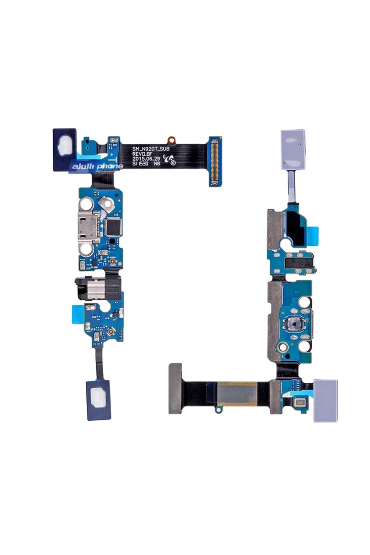 Notcraft SM Galaxy Note 5 N920t İçin Şarj Kulaklık Soket Tuş Bord Filmi-(5775) - NOTFRAFT9234-9137
