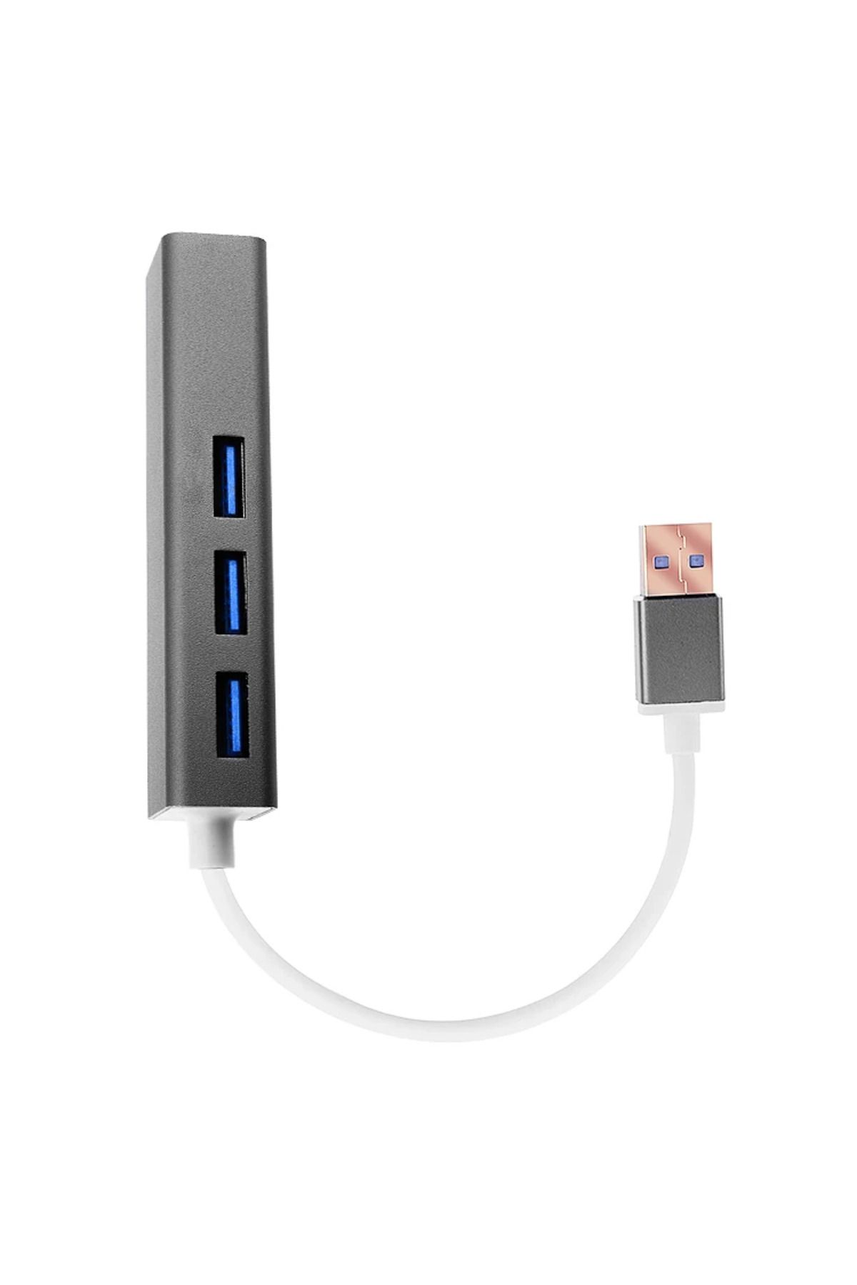 mudikonsept Gigabit Usb 3 Port Usb 3.0 Çoklayıcı Ve Eternet Adeptörü-(5775) - MDE7288-2784