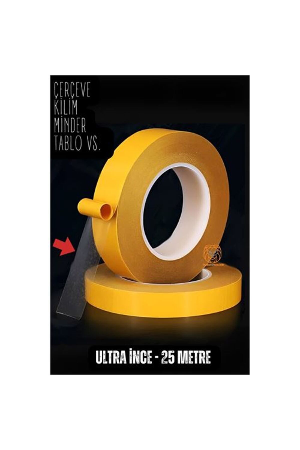 ONE Çift Taraflı Yapıştırıcı Bant Ultra İnce 25 Metre - CDY1633-2585