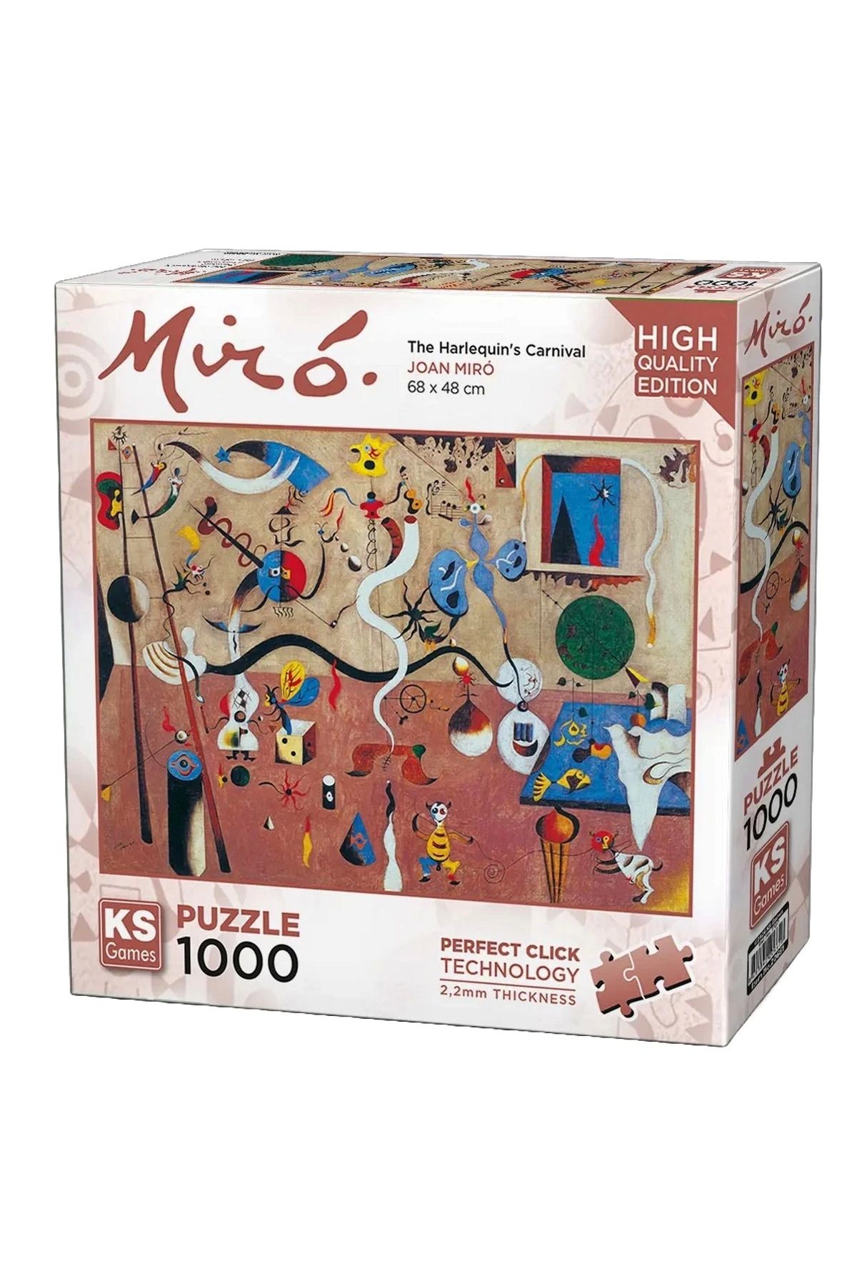BYR Fırsat Byr Ks Games Miró: Carnival Of Harlequin Puzzle 1000 Parça 20661 Yeni
