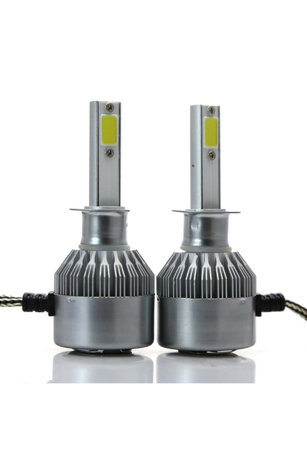 TECHSTAR-Set of 2 Techstar® C6 Auto LEDs, H1, 36w, 3800 Lumens, 6500K, AUTO, 12-24 Volts, COB 8