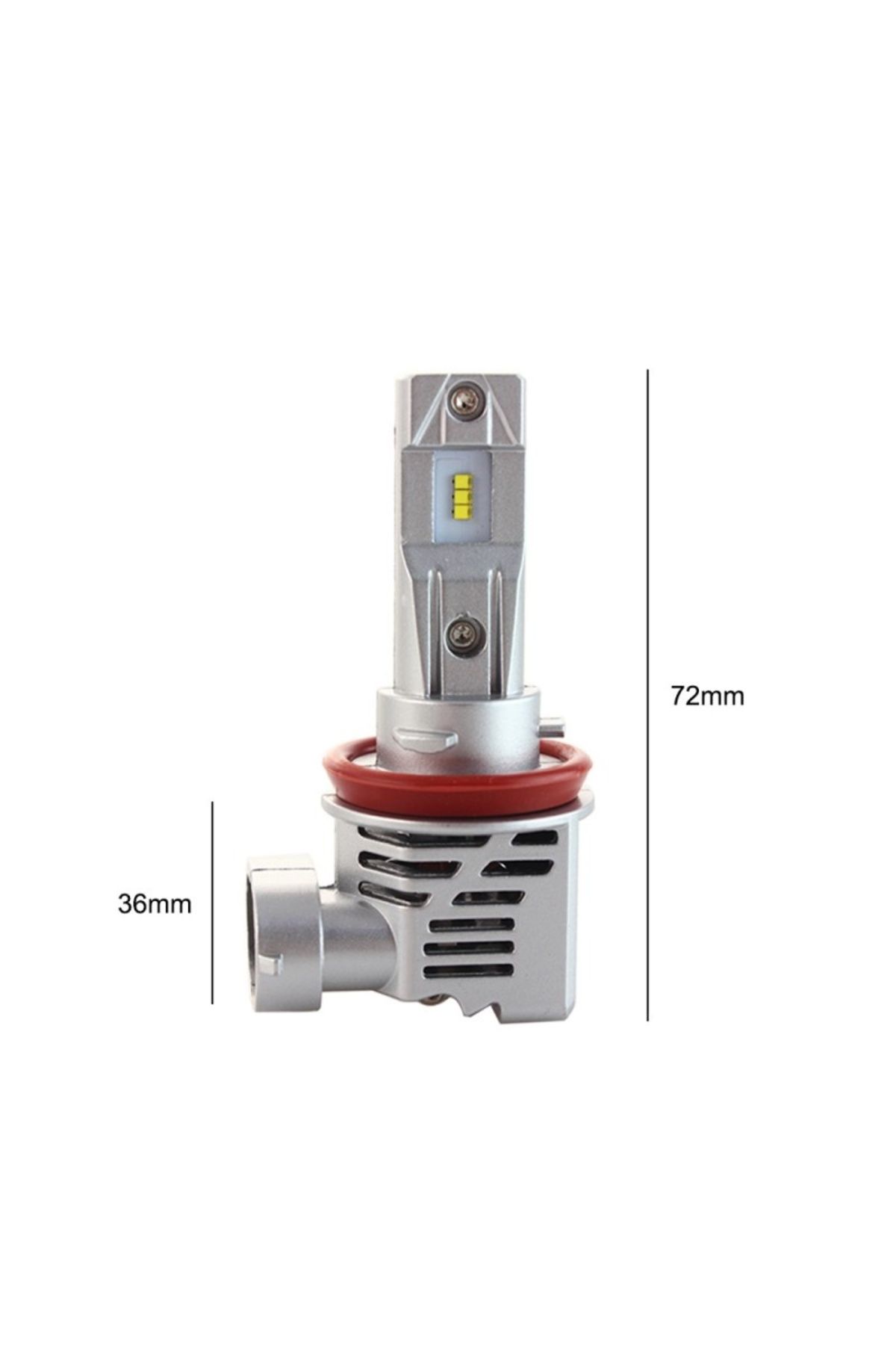 TECHSTAR-Set of 2 Techstar® M3 Auto LEDs, H11, 40w, 8000 Lumens, 6500K, AUTO, 12-24 Volts, ZES, Canbus, Coppe 6