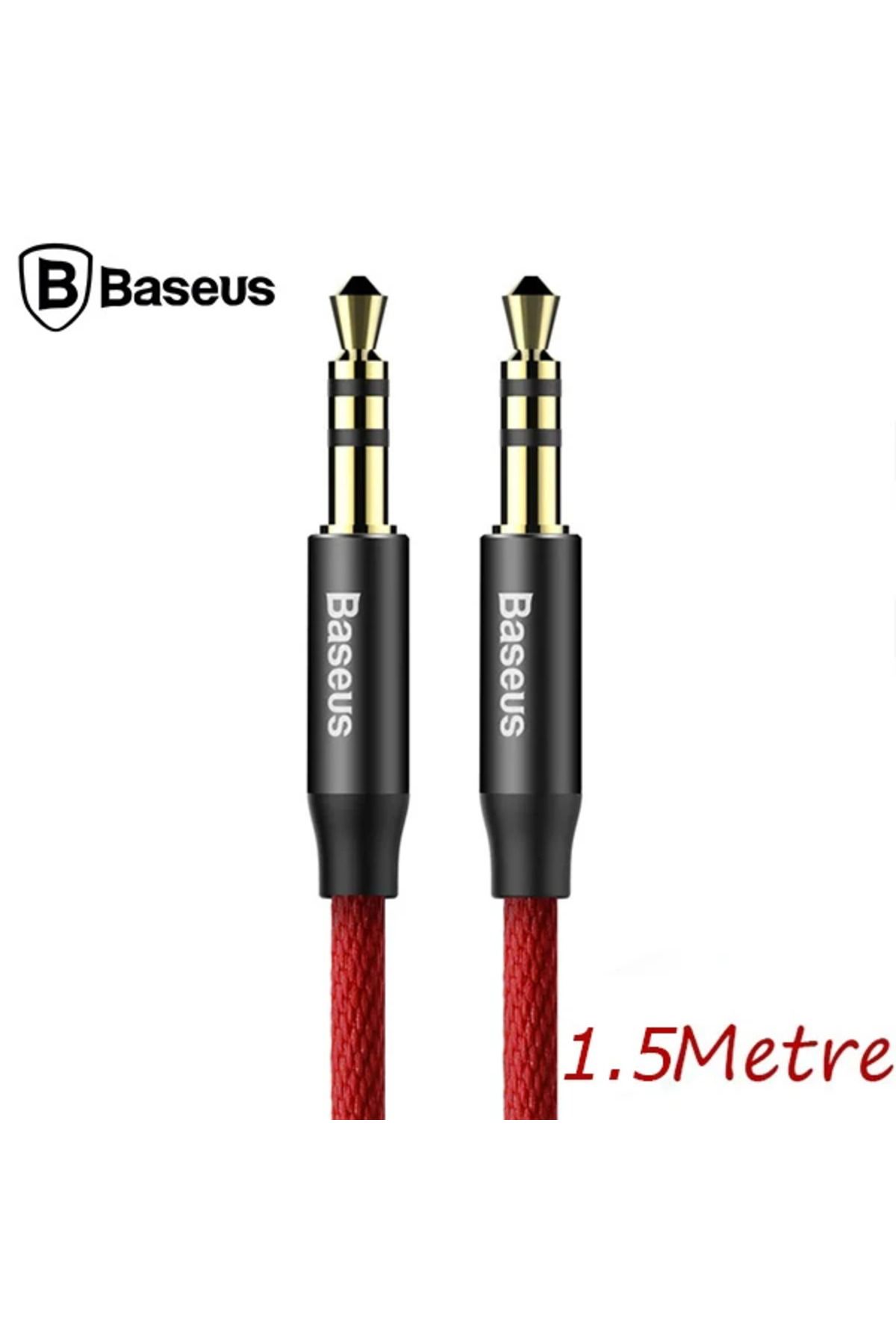 OEM Yiven M30 3.5mm Aux Kablo 1.5 metre Halat Aux Kablo-(5775) - MLN5779-7034