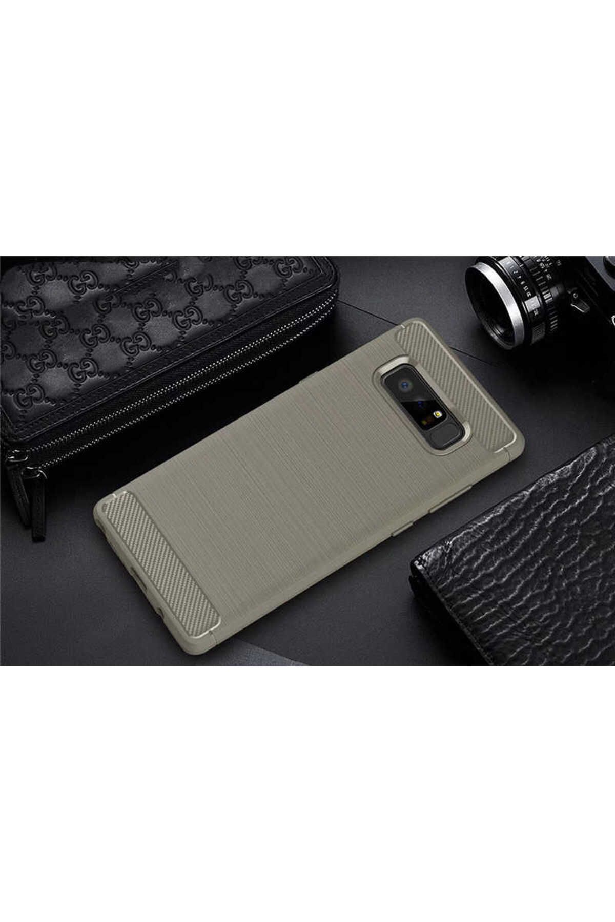 halkhouse Galaxy Note 8 Kılıf Slim Fit Esnek Kırılmaz Şık İz Yapmaz Room Silikon Kapak