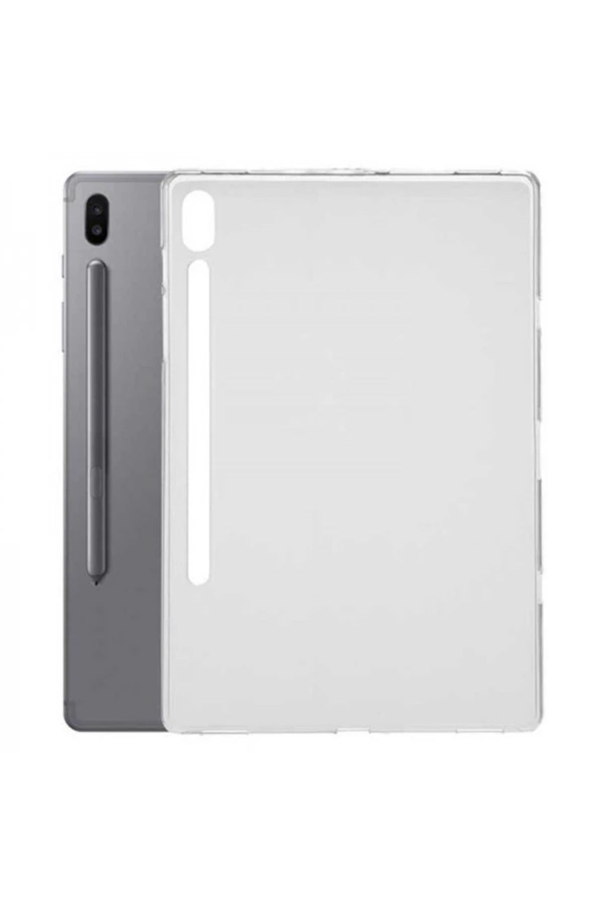 Uyguna Kapında ALLY Galaxy Tab S8 Plus S7 Plus S7 FE T970 Ultra Koruma Silikon Kılıf-(5775) - SVU9083-6875