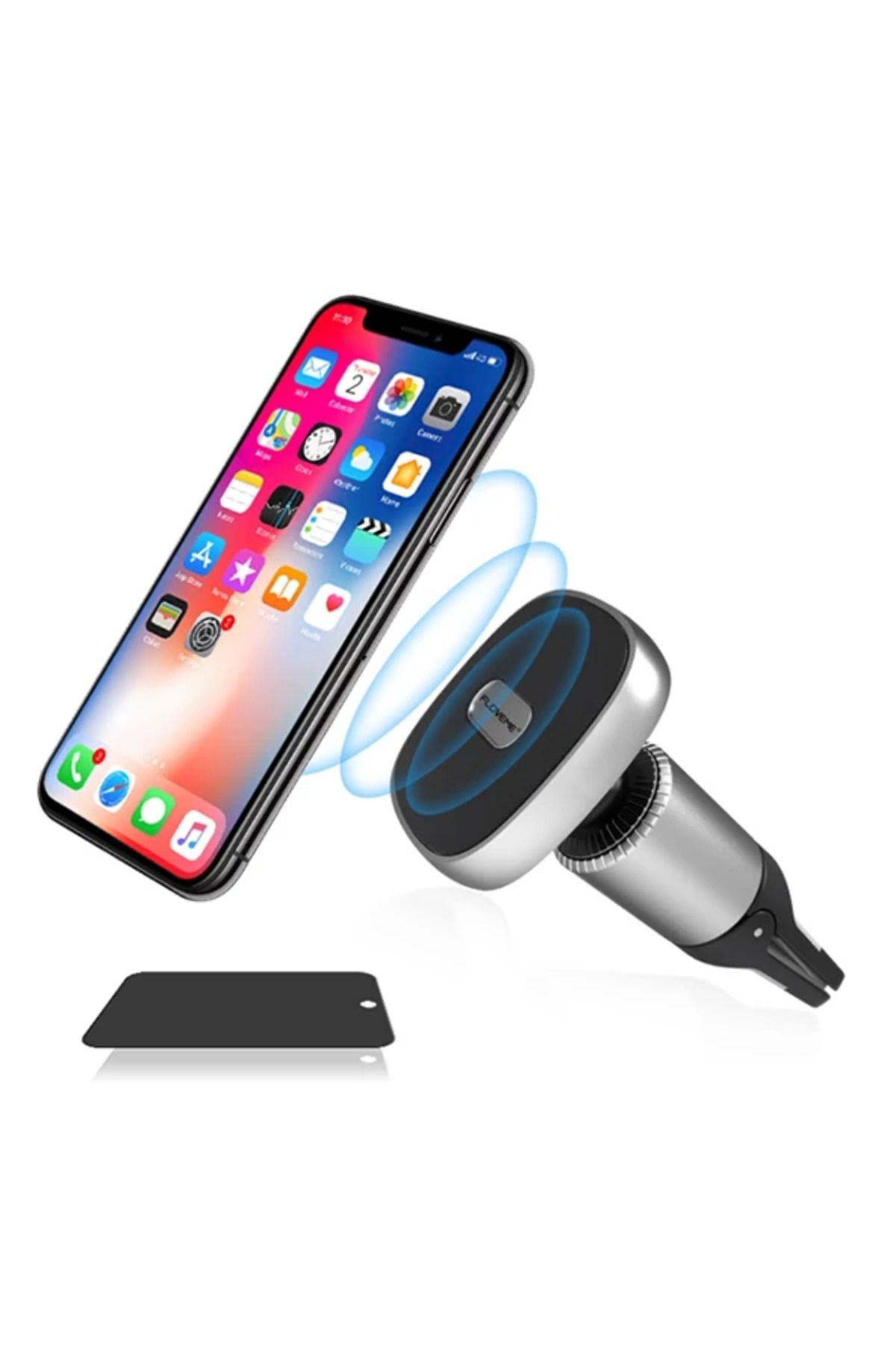 Lokal Marketing Floveme Güçlü Mıknatıslı 360 Döner Universal Araç Havalandırma Telefon Tutu - LKM9462-7667