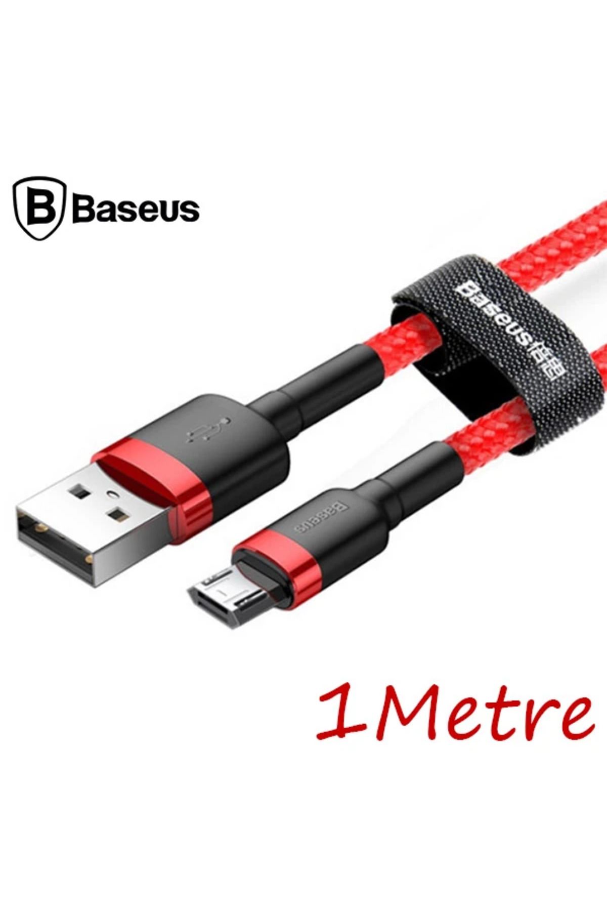 mudikonsept Cafule Micro Usb 1metre 2.4a Hızlı Şarj Halat Usb Kablo-(5775) - MDE8287-6918
