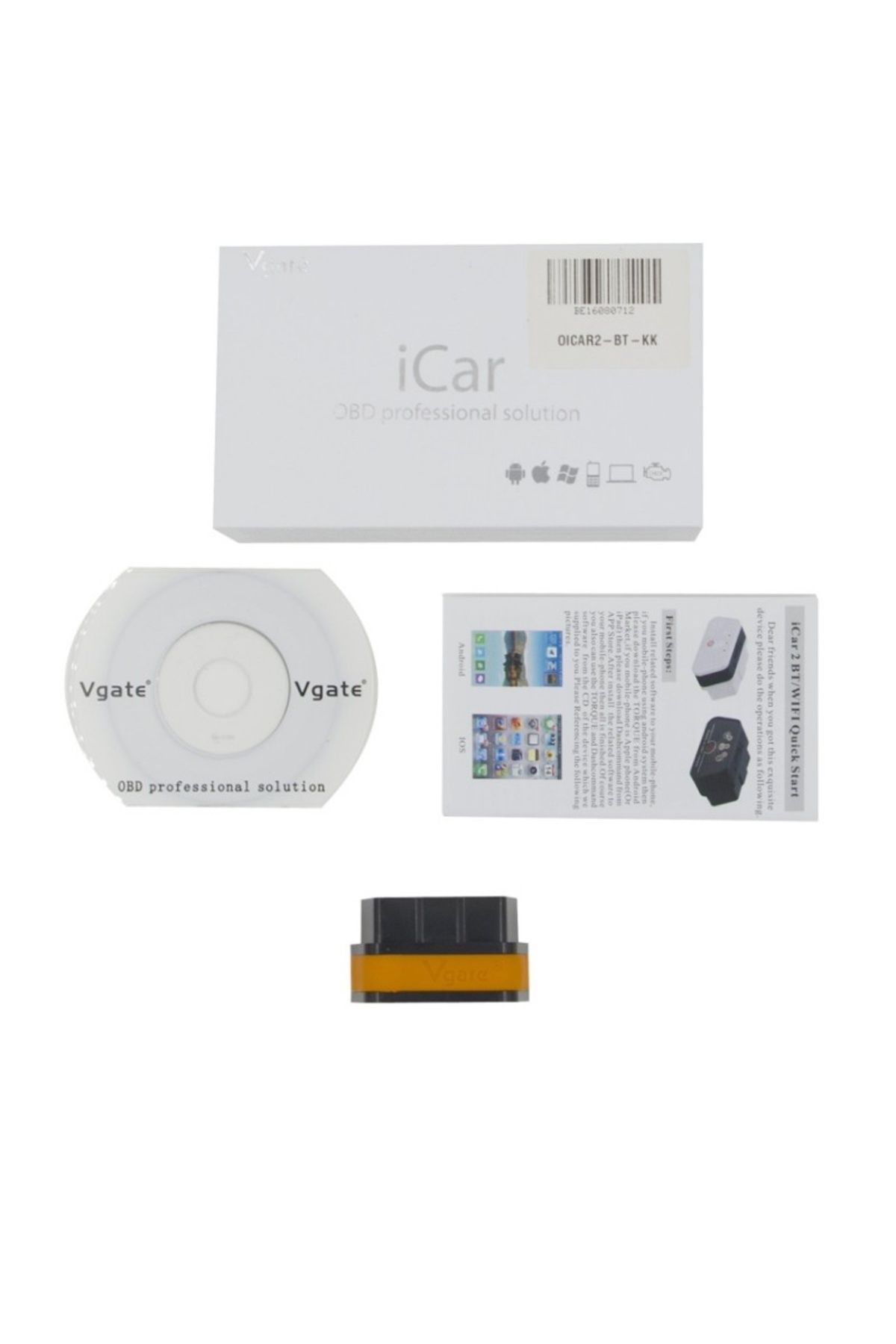 Vgate-ICar2 VGate OBD2 Multi-brand Diagnostics with Bluetooth 3