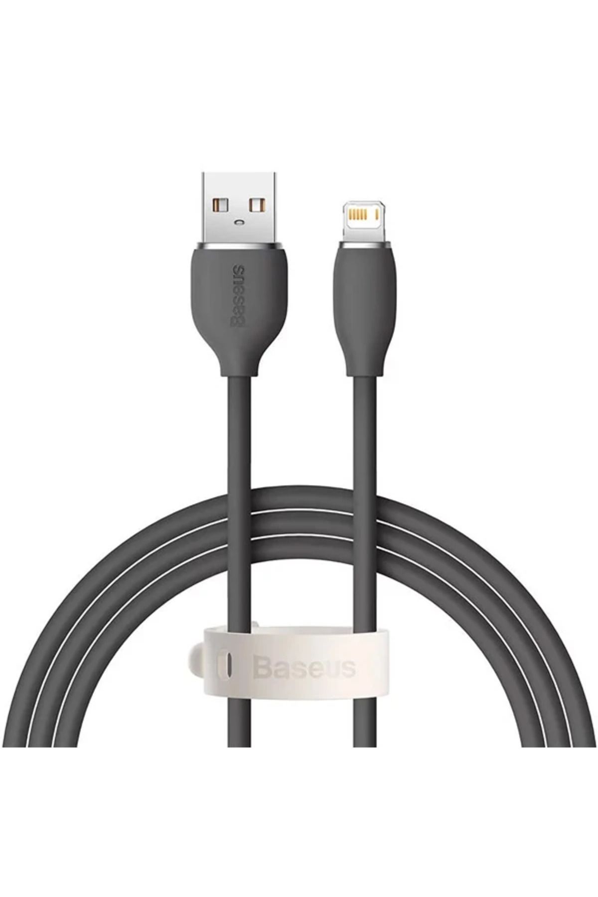 mudikonsept Jelly Liquid USB to iPhone Lightning 2.4A Hızlı Şarj Kablosu 1.2m-(5775) - MDE9417-9051