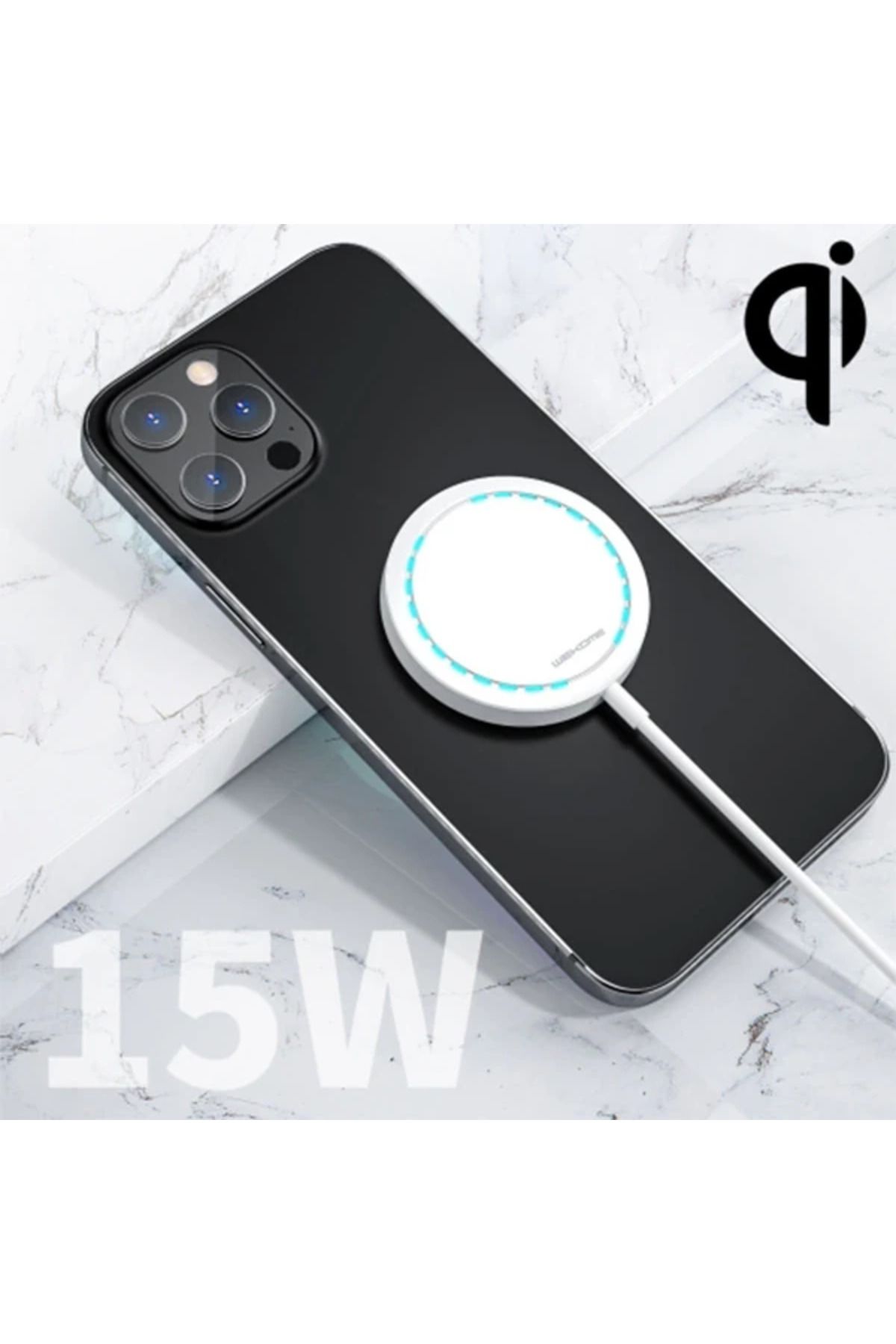 Notcraft Wekome Magsafe 15W Ultra İnce Mıknatıslı Kablosuz Wireless Şarj-(5775) - NOTFRAFT1068-9303