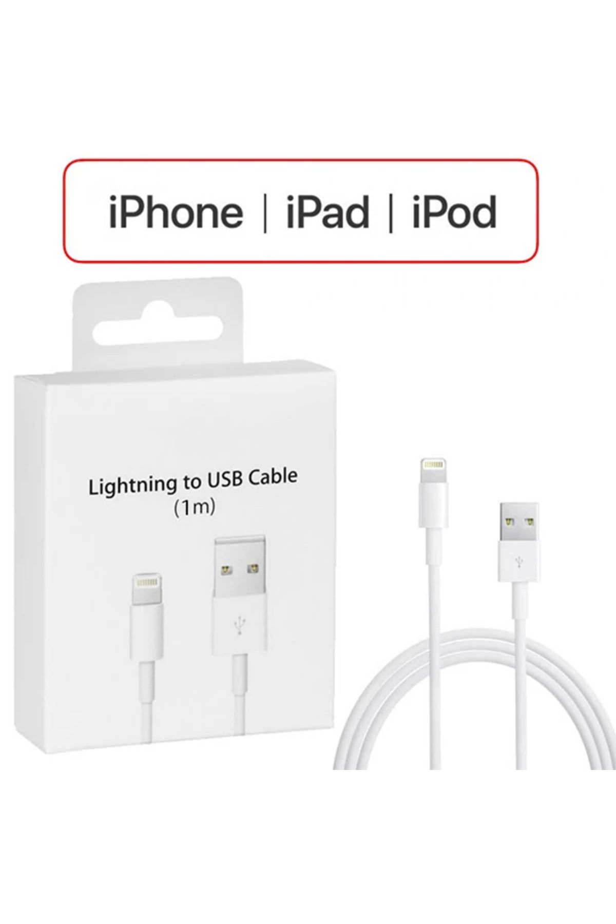Notcraft İPhone 14-13-12-11 XR XS 8-7 Lİghtİng 1metre Usb Şarj Kablosu-(5775) - NOTFRAFT7441-8920