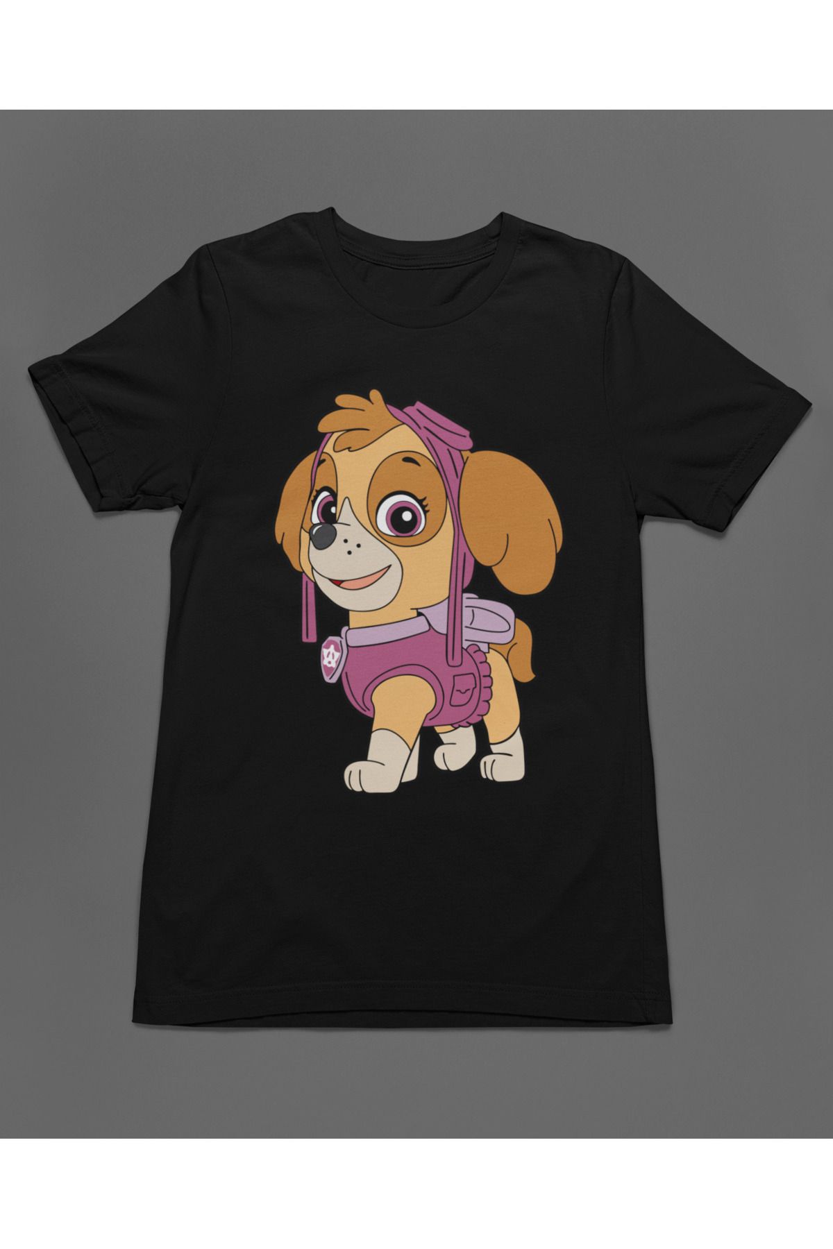 Bumeta Gökyüzünün Kahramanı Skye Paw Patrol Unisex Tişört T-Shirt
