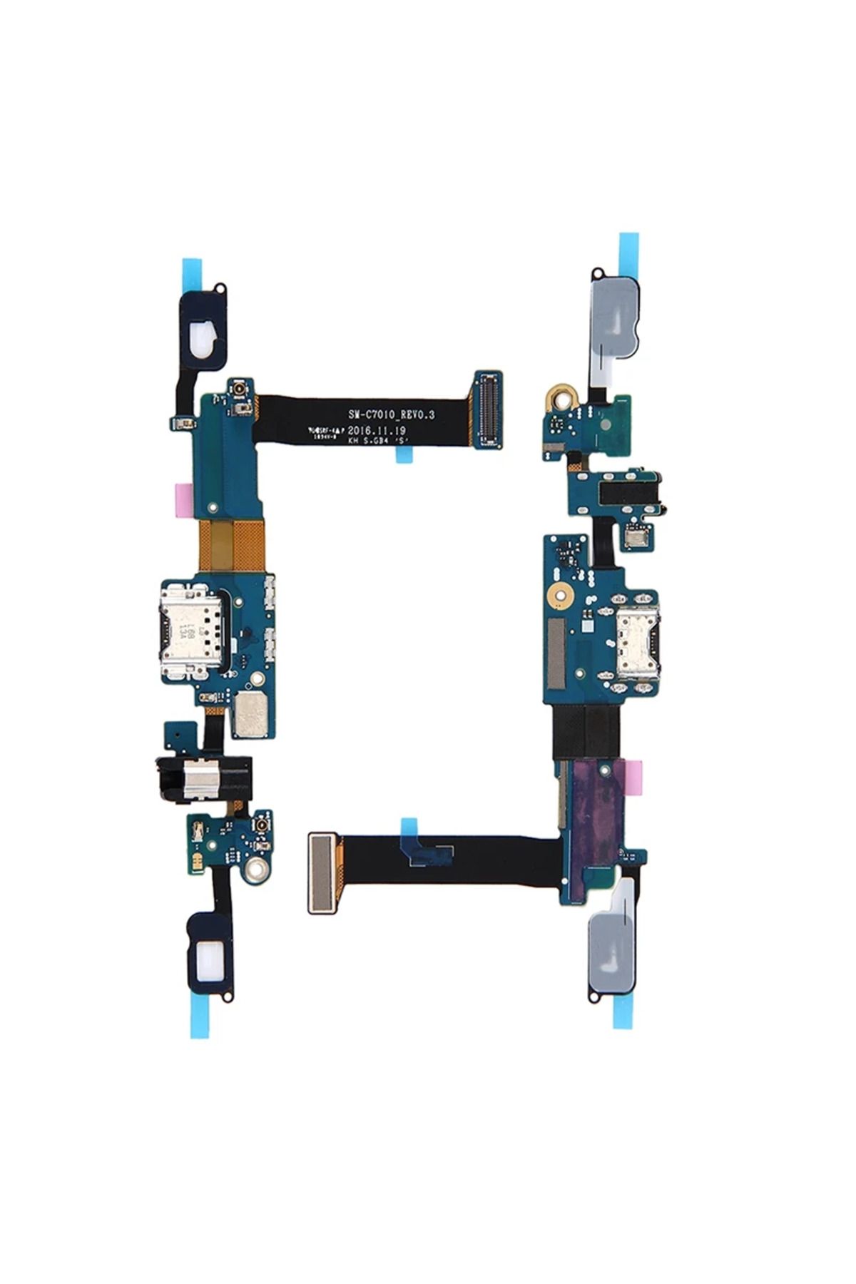 Notcraft SM Galaxy C7 Pro C7010 İçin Şarj Kulaklık Soket Tuş Bord Film-(5775) - NOTFRAFT2763-1759