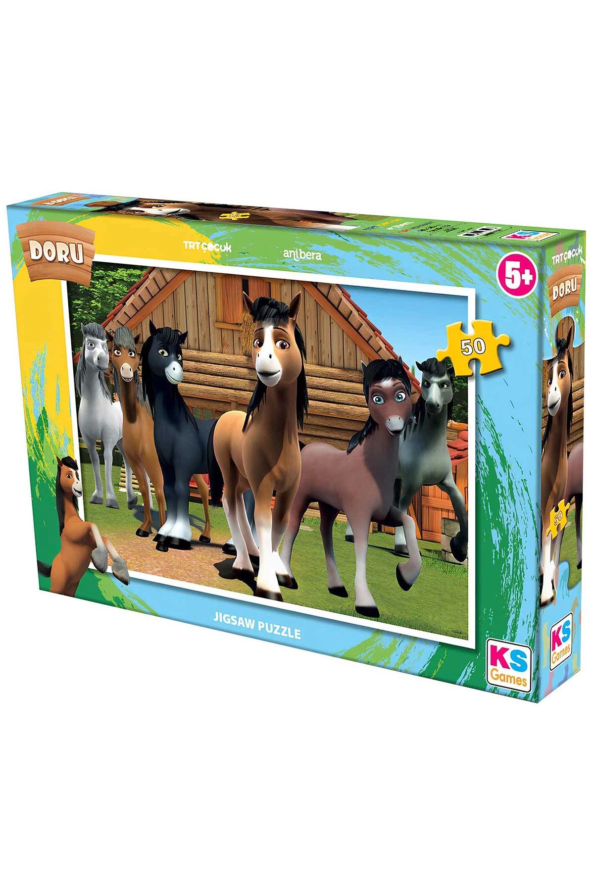 BYR Fırsat Byr Ks Games Doru 50 Parça Puzzle Yeni