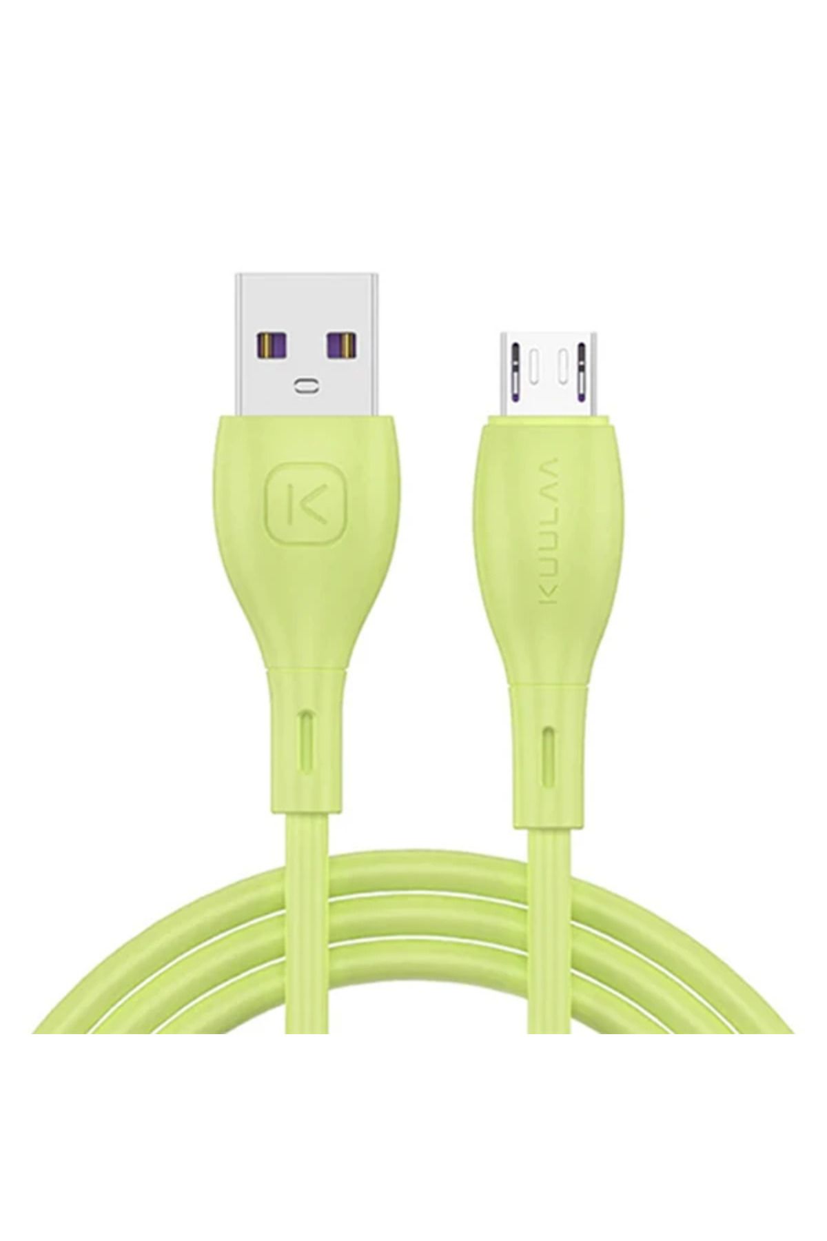 Notcraft KUULAA Liquid Silicone Mikro USB 2.4A Hızlı Şarj Kablosu 1metre-(5775) - NOTFRAFT3644-6350