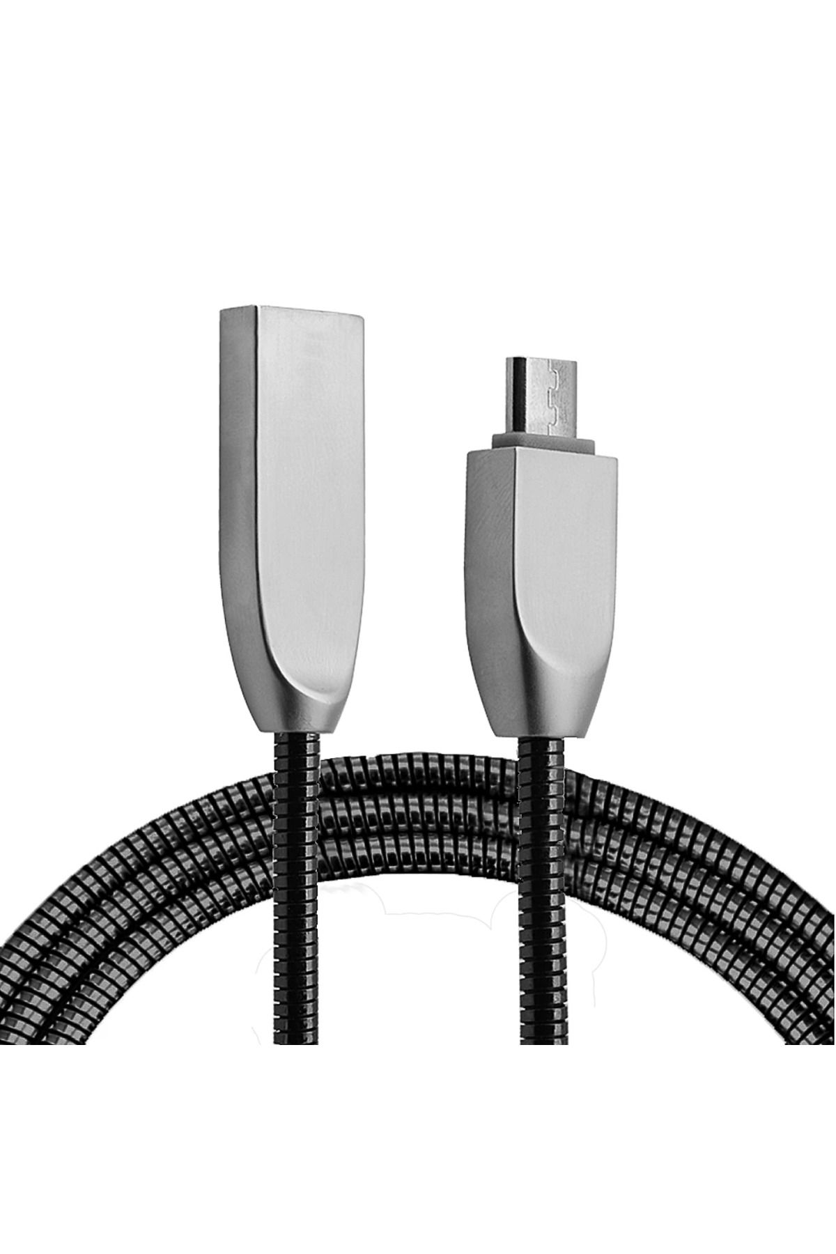 Uyguna Kapında Ally Micro Usb Zinc Alloy Dayanıklı 24 A Metal 1mm Usb Kablo-(5775) - SVU1655-3870