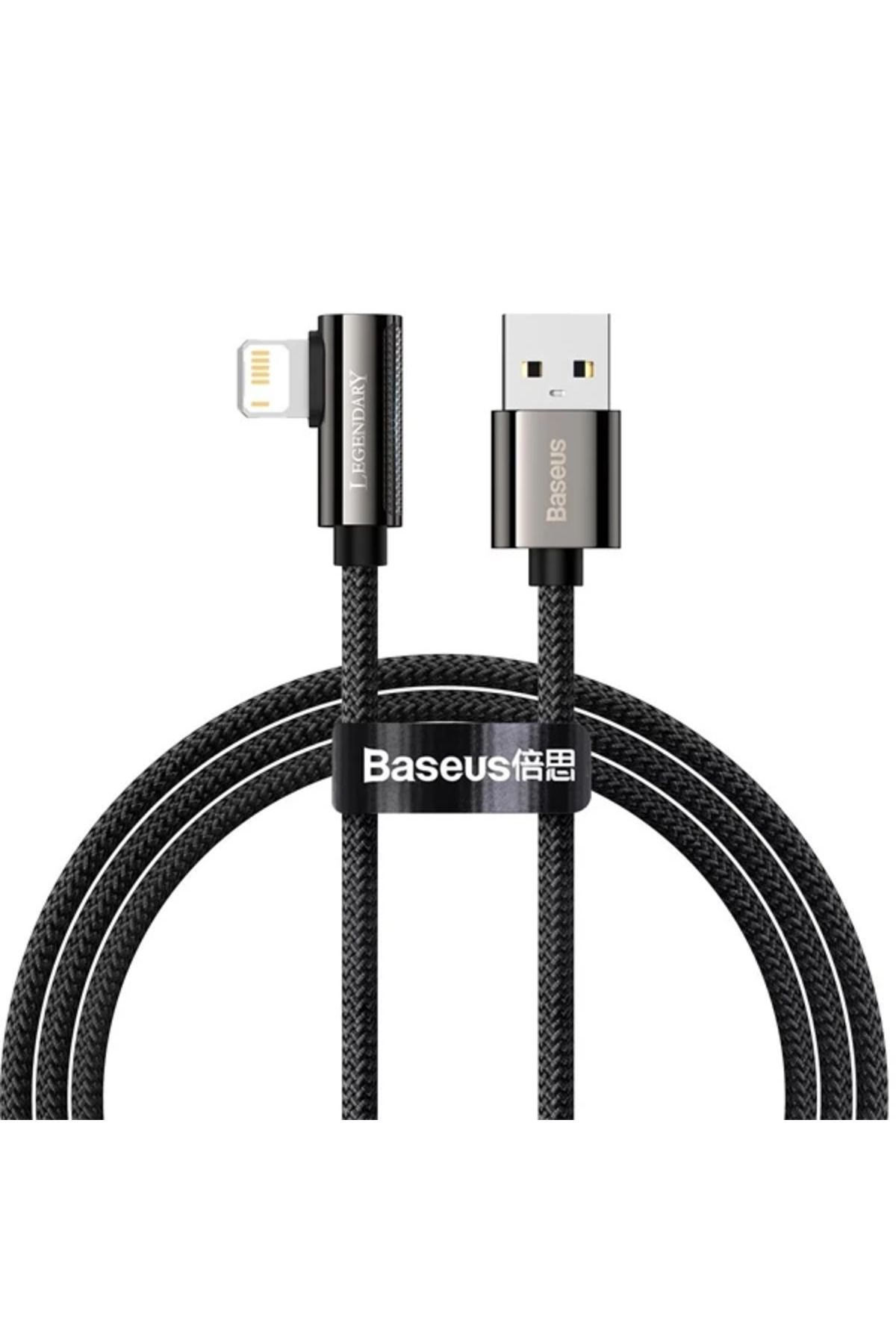 mudikonsept Legend Elbow USB to iPhone Lightning 2.4A Hızlı Data Şarj Kablosu 1m-(5775) - MDE4946-6632