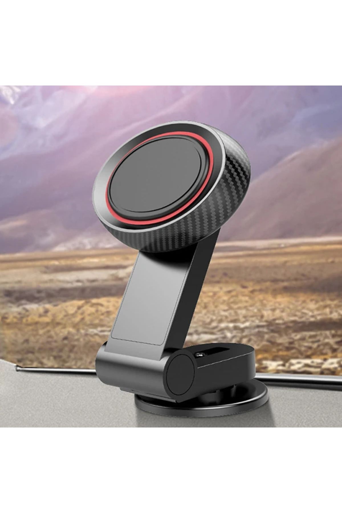 Uyguna Kapında ALLY Mıknatıslı Araç Telefon Tutucu Cam ve Torpido Üstü-(5775) - SVU6178-5834