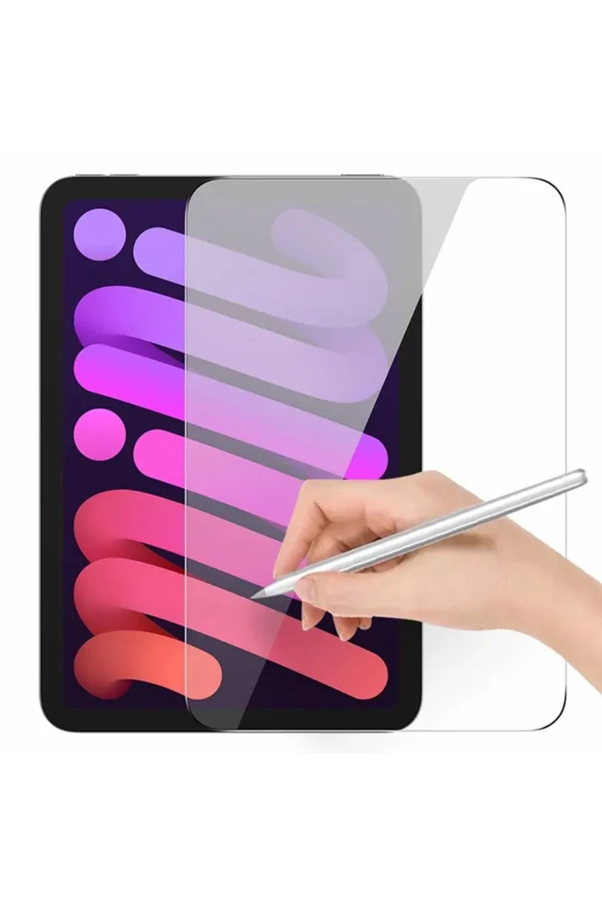 mudikonsept Magic Paperfeel iPad Mini 6 (2021) ve Mini7uyumlu (2024) Tablet Ekran Koruyucu-(5775) - MDE8567-8117
